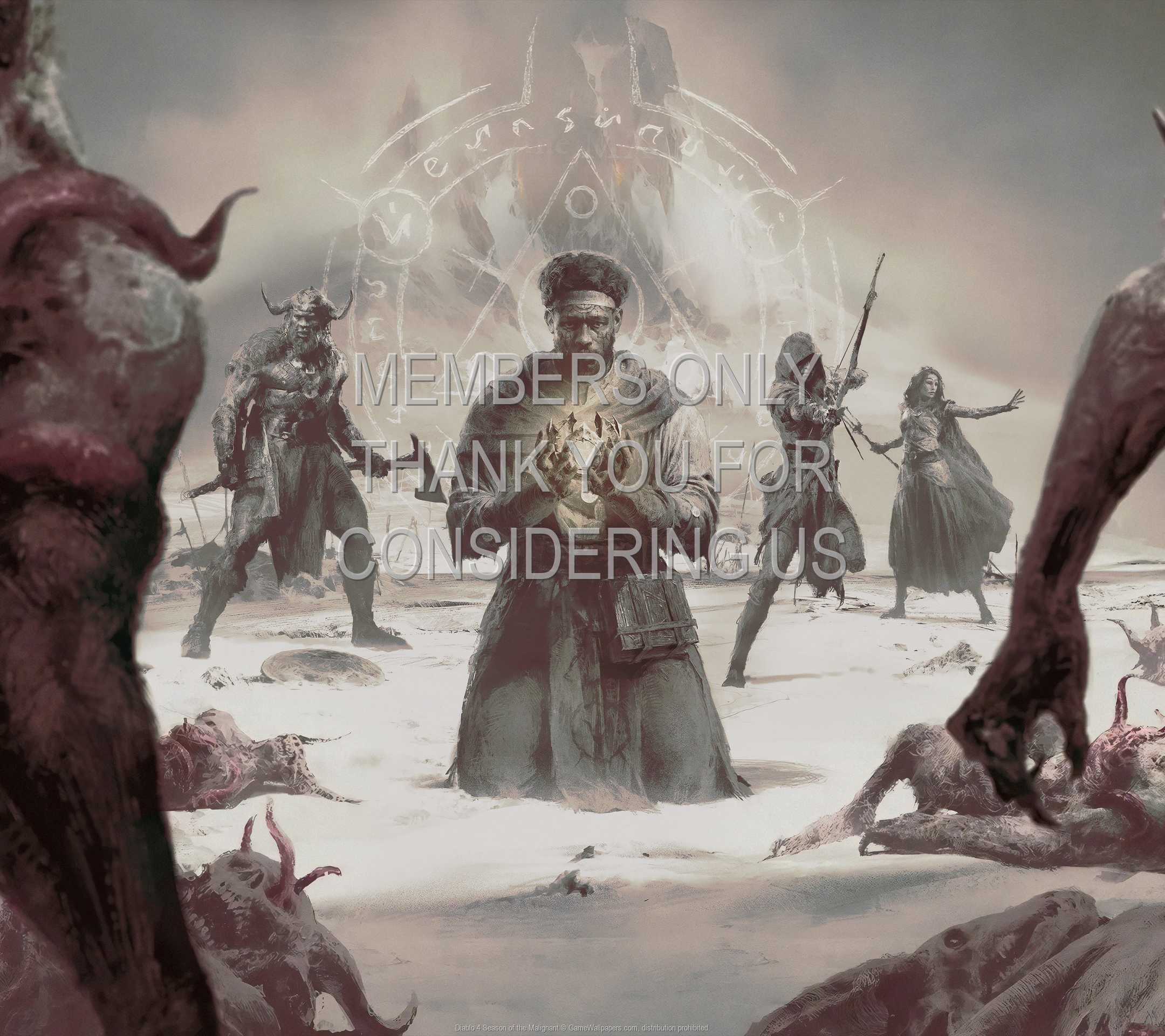Diablo 4: Season of the Malignant 1080p Horizontal Mobiele achtergrond 01