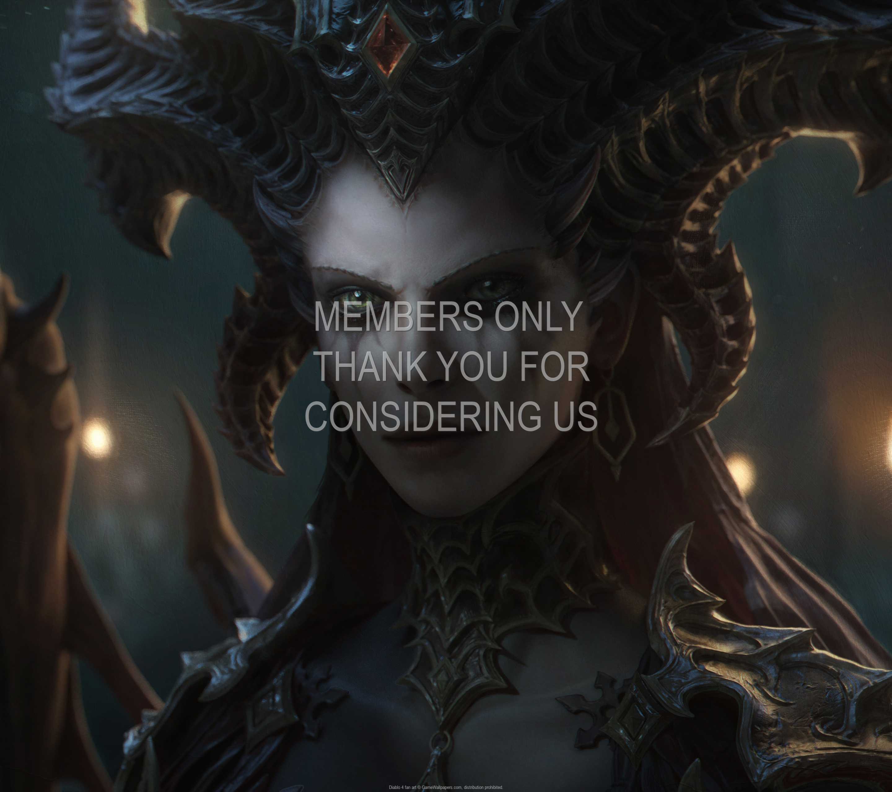 Diablo 4 fan art 1440p Horizontal Handy Hintergrundbild 03