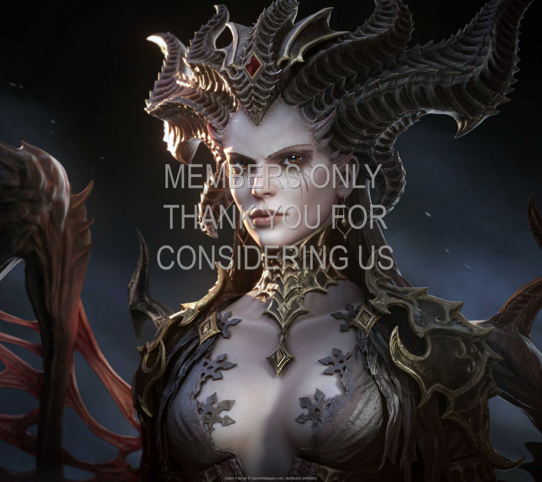 Diablo 4 fan art 1080p Horizontal Handy Hintergrundbild 05