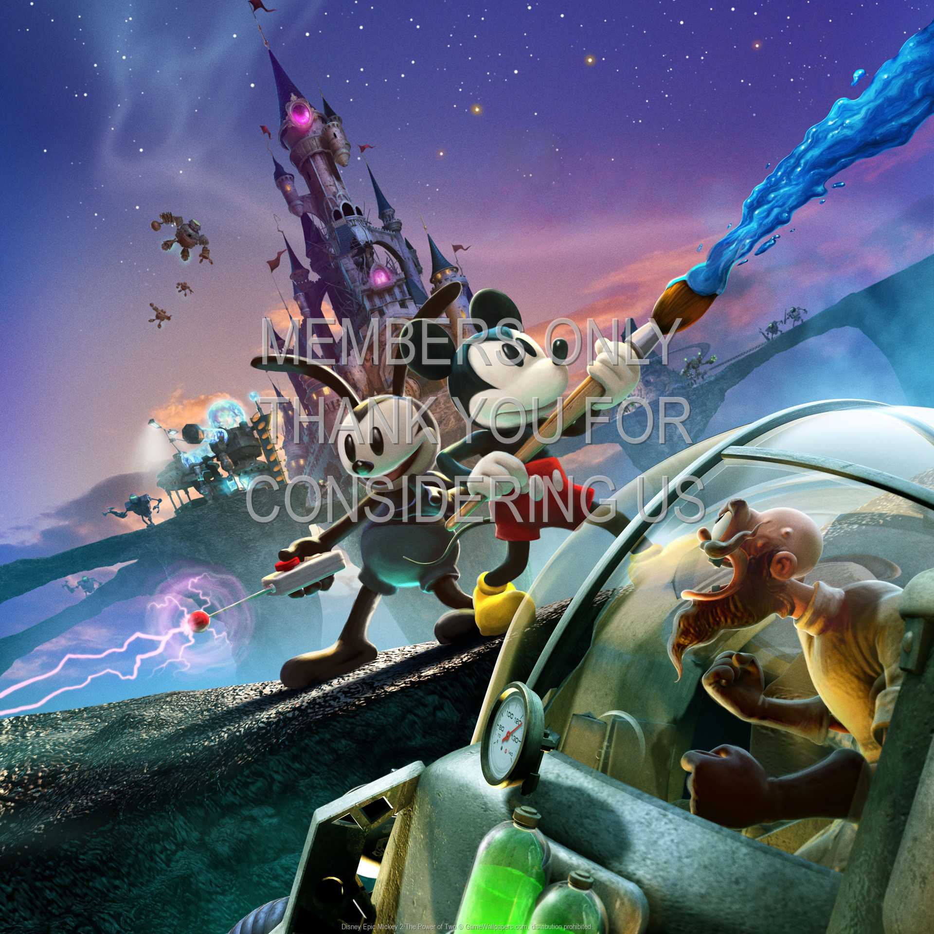 Disney Epic Mickey 2: The Power of Two 1080p Horizontal Mobile wallpaper or background 01
