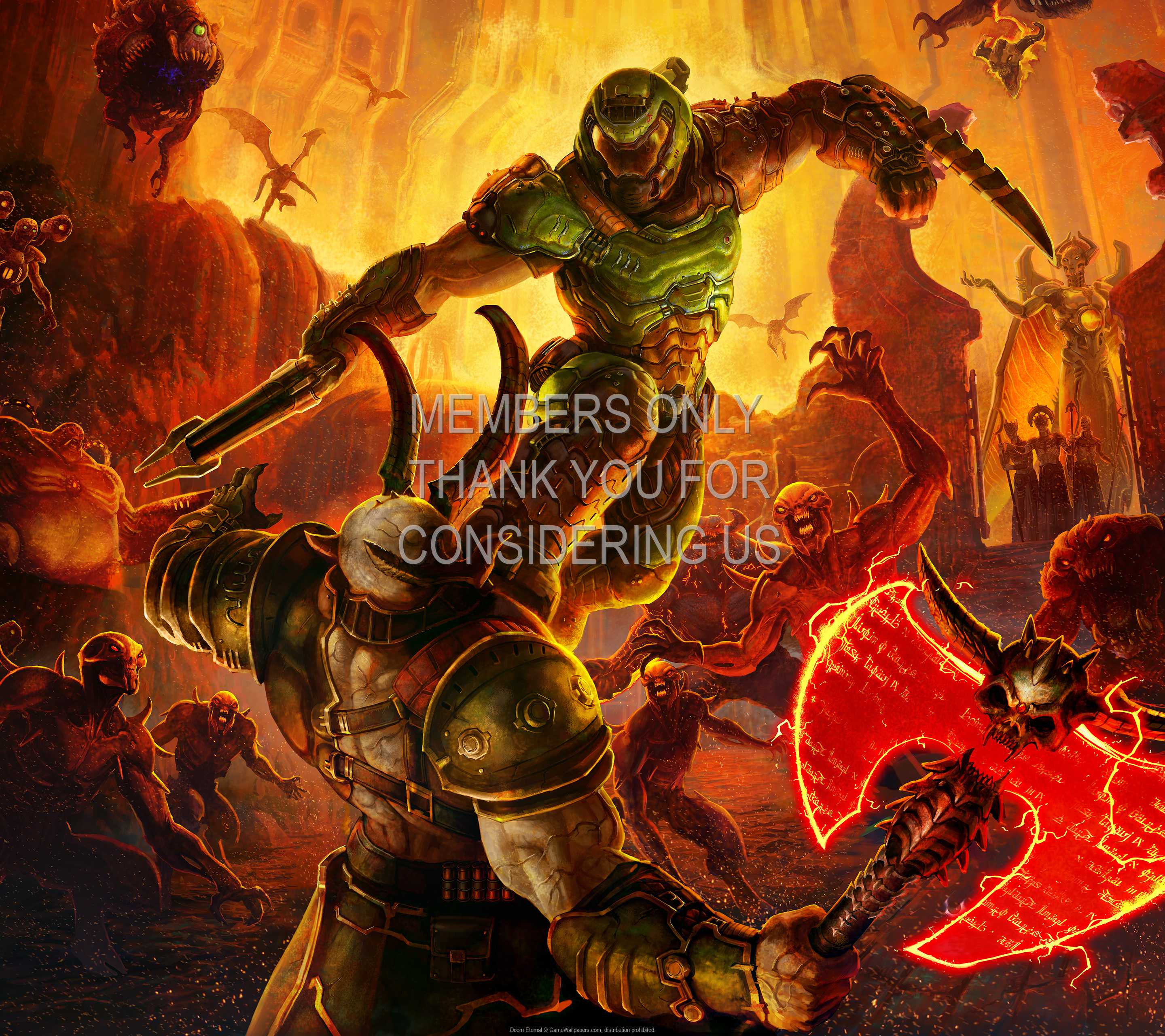 Doom Eternal 1440p Horizontal Mobile wallpaper or background 06