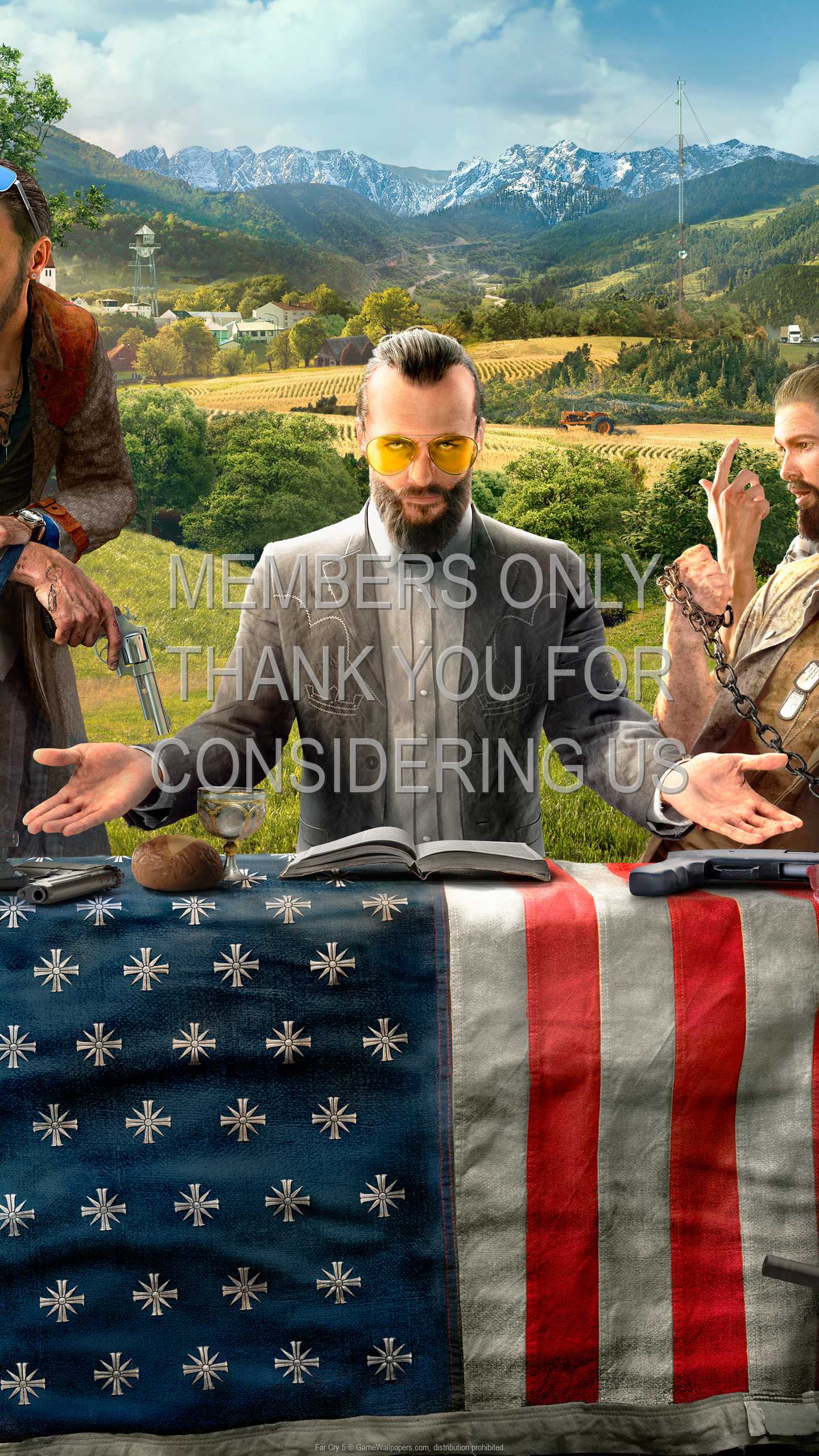 Far Cry 5 1440p Vertical Mobiele achtergrond 01