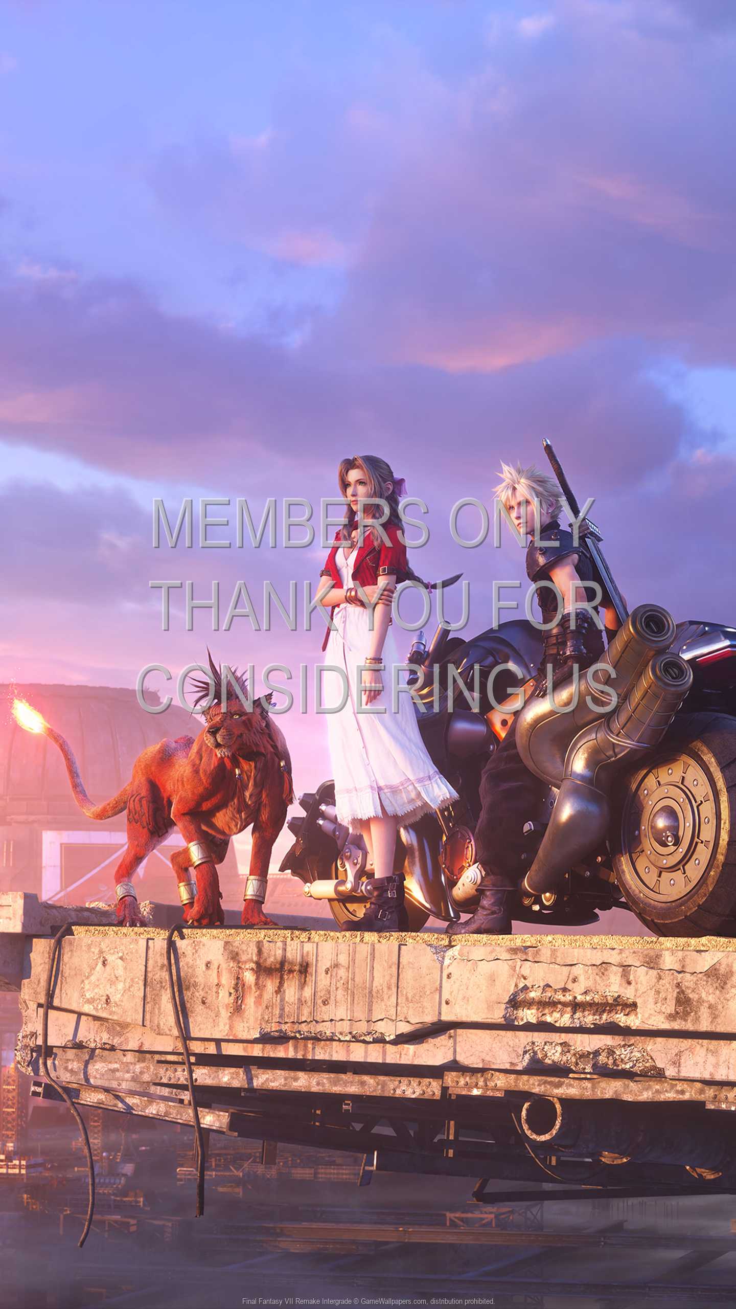 Final Fantasy VII Remake Intergrade 1440p Vertical Handy Hintergrundbild 01