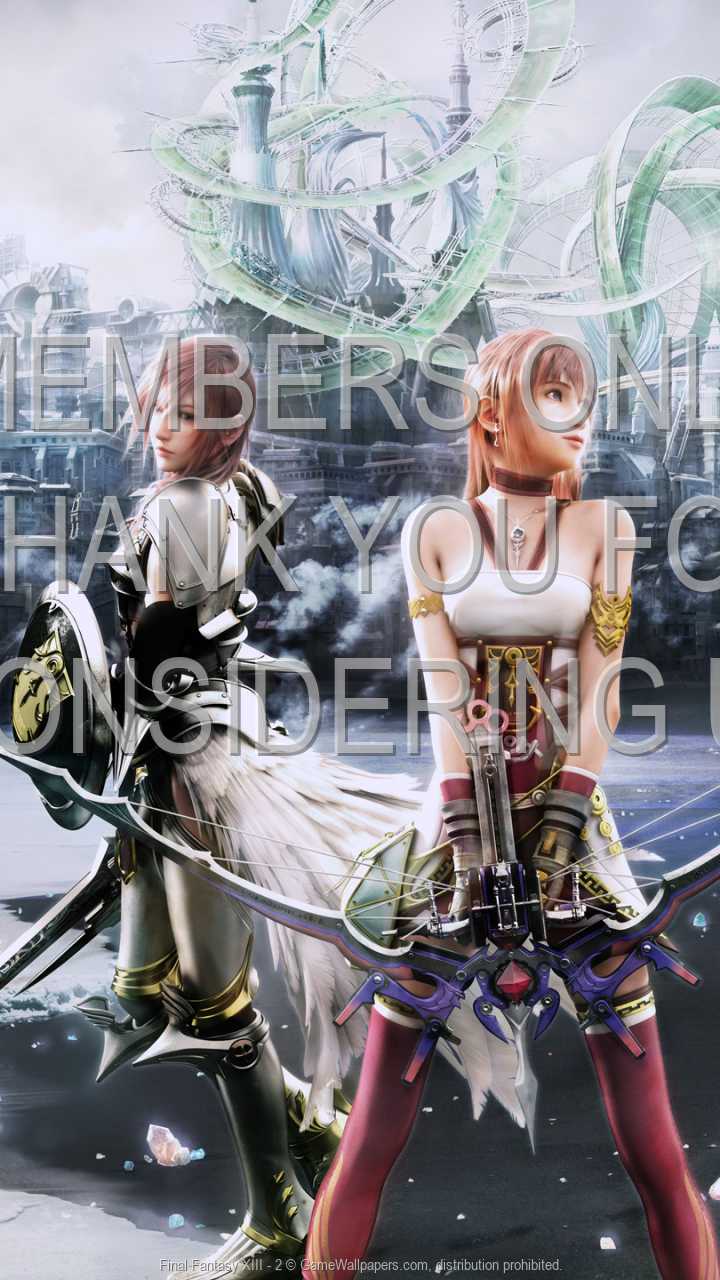 Final Fantasy XIII - 2 720p Vertical Handy Hintergrundbild 01
