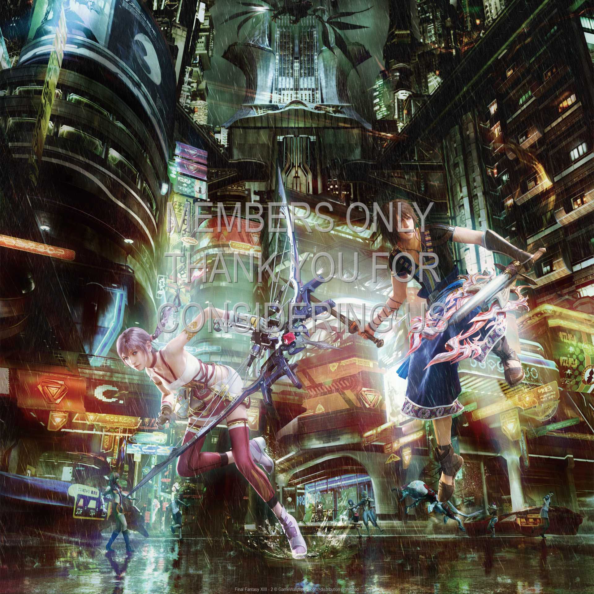 Final Fantasy XIII - 2 1080p Horizontal Mobiele achtergrond 03