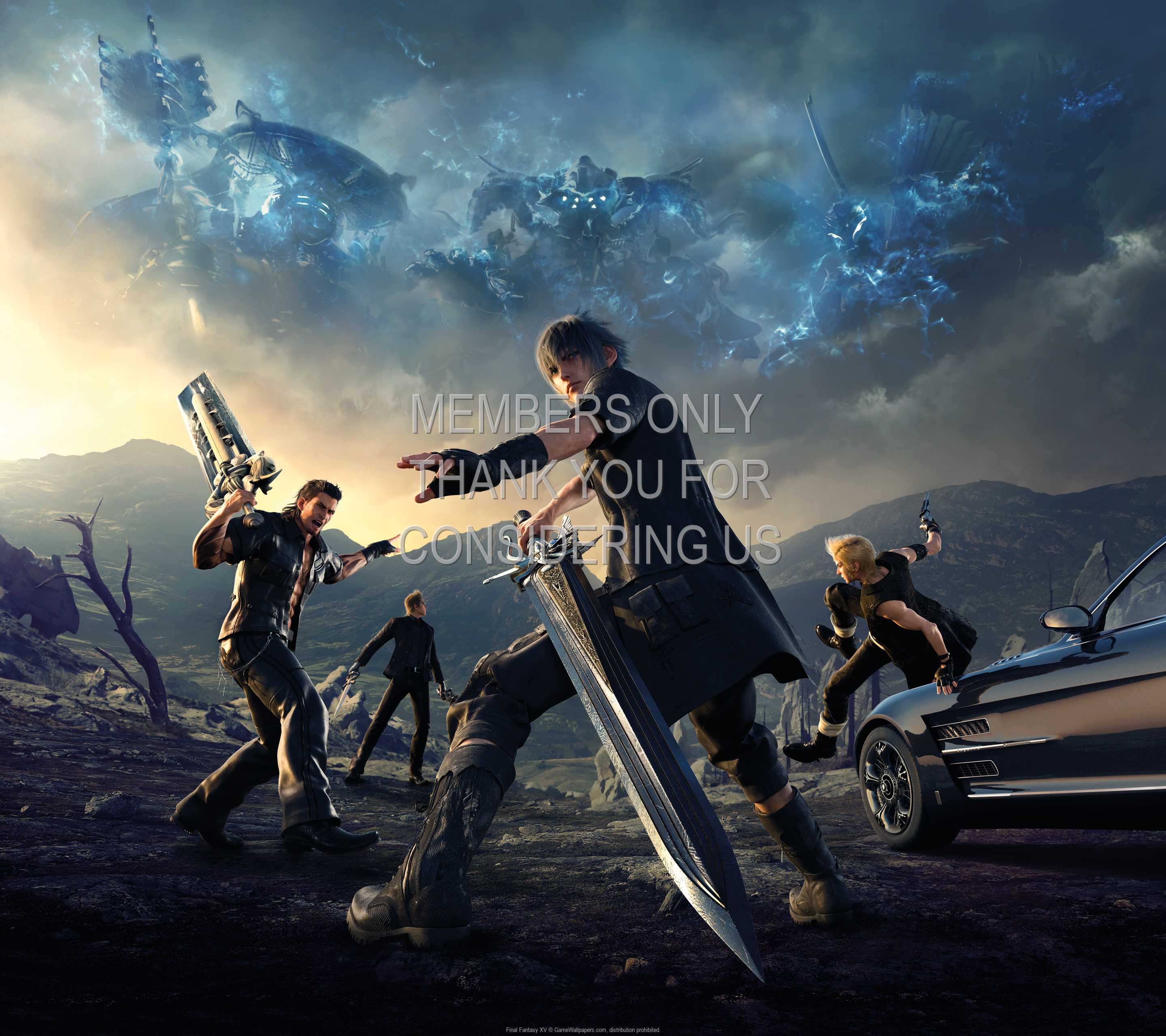 Final Fantasy XV 1440p Horizontal Handy Hintergrundbild 03