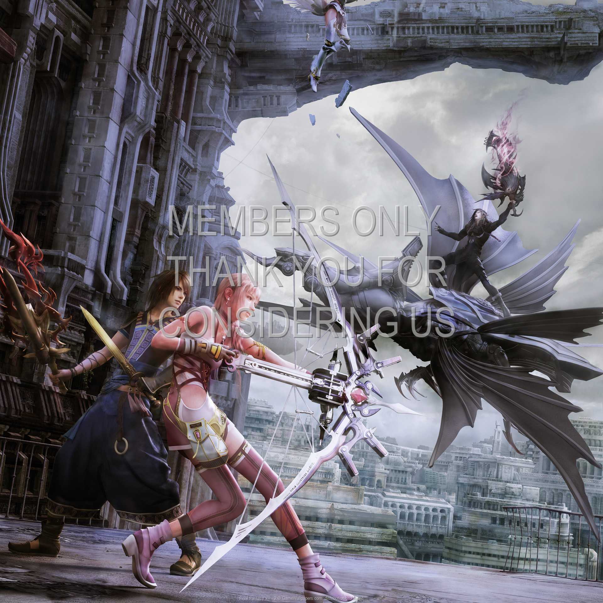 Final Fantasy xiii - 2 1080p Horizontal Handy Hintergrundbild 02