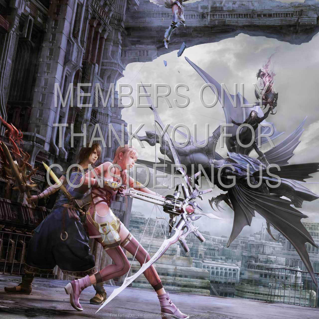 Final Fantasy xiii - 2 720p Horizontal Handy Hintergrundbild 02
