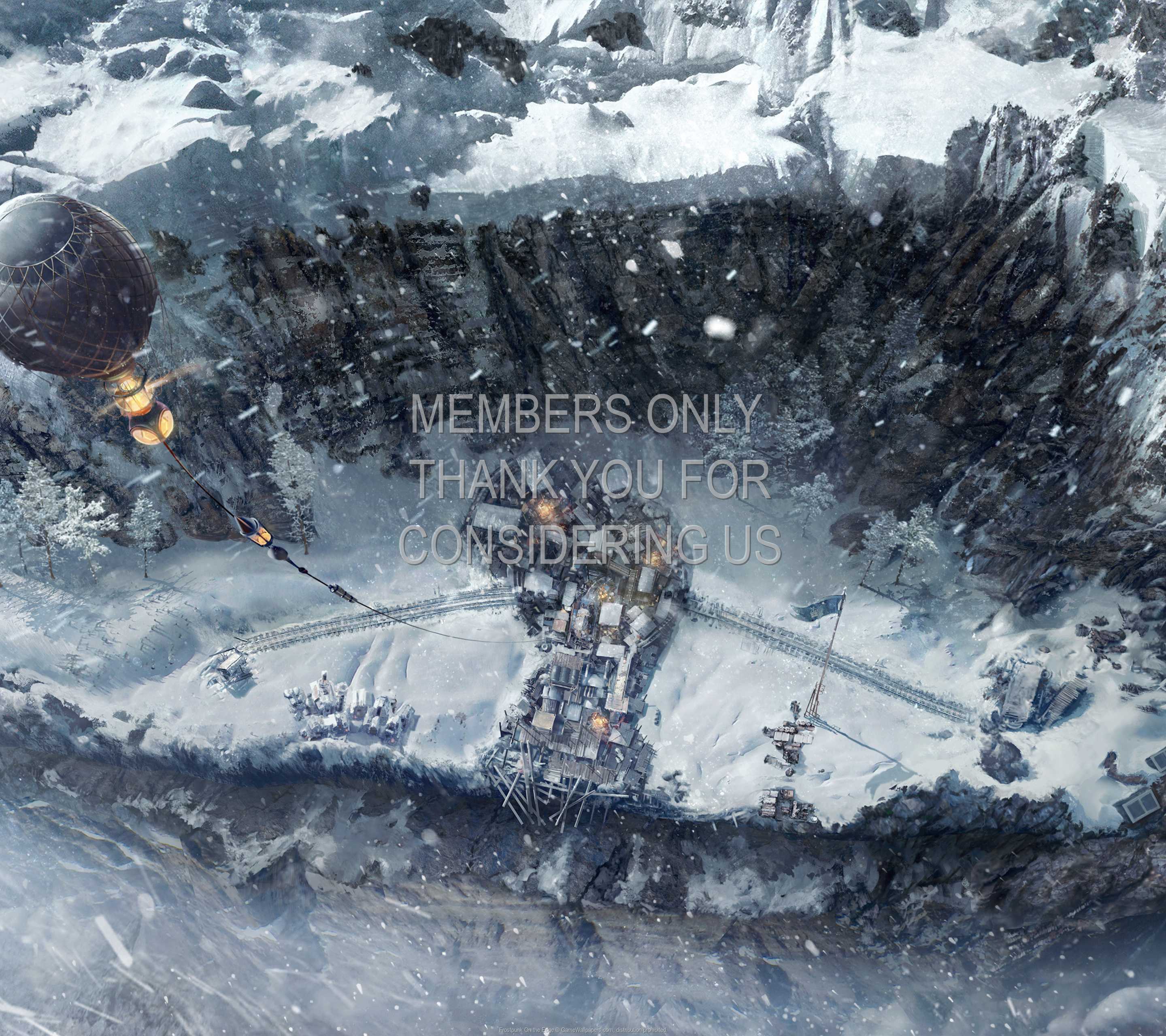 Frostpunk: On the Edge 1440p Horizontal Handy Hintergrundbild 01