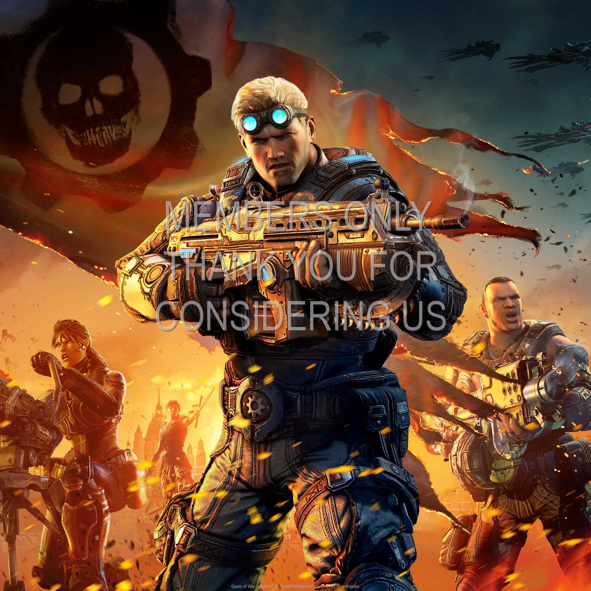 Gears of War: Judgment 1080p Horizontal Mobiele achtergrond 03