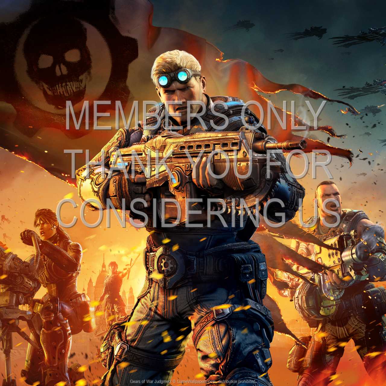 Gears of War: Judgment 720p Horizontal Handy Hintergrundbild 03