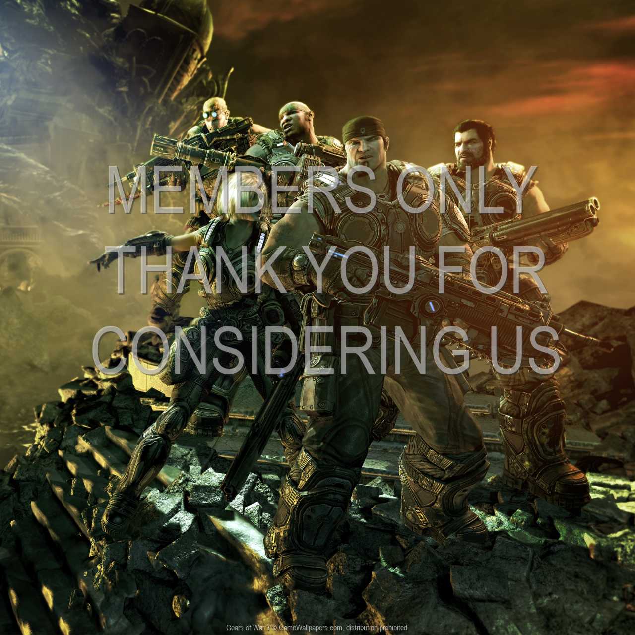 Gears of War 3 720p Horizontal Mobiele achtergrond 06