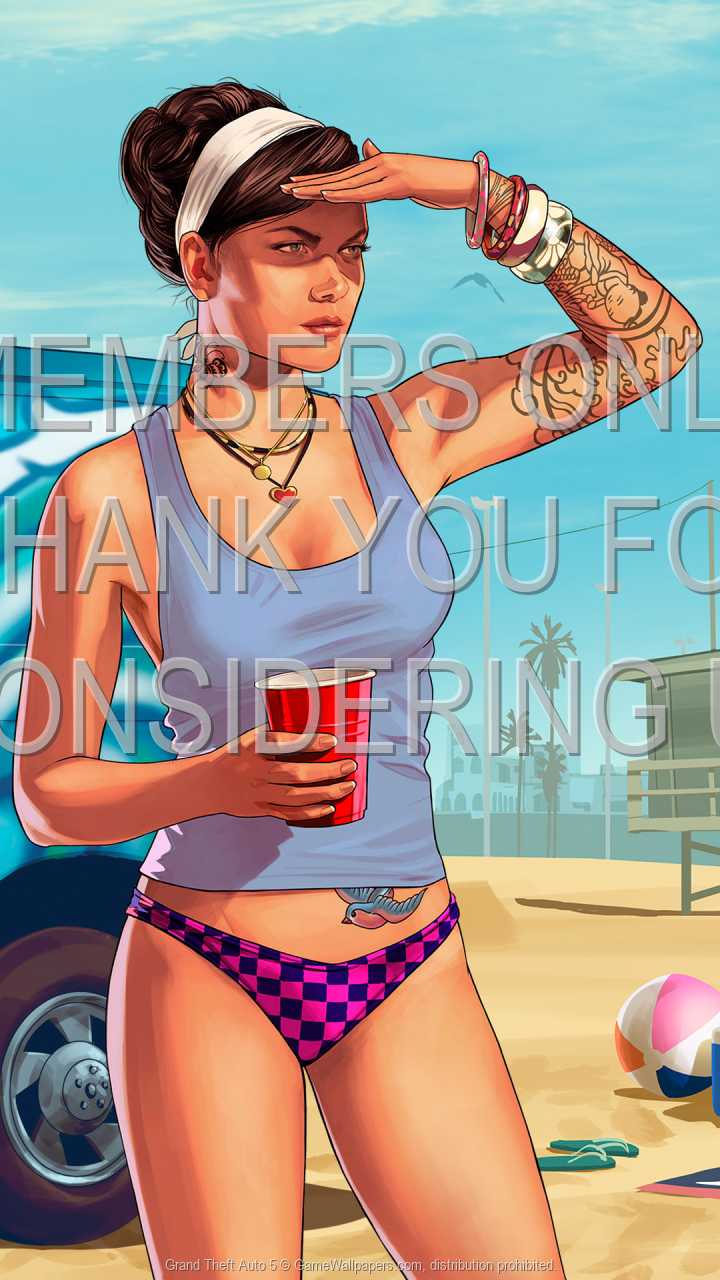 Grand Theft Auto 5 720p Vertical Mobiele achtergrond 04