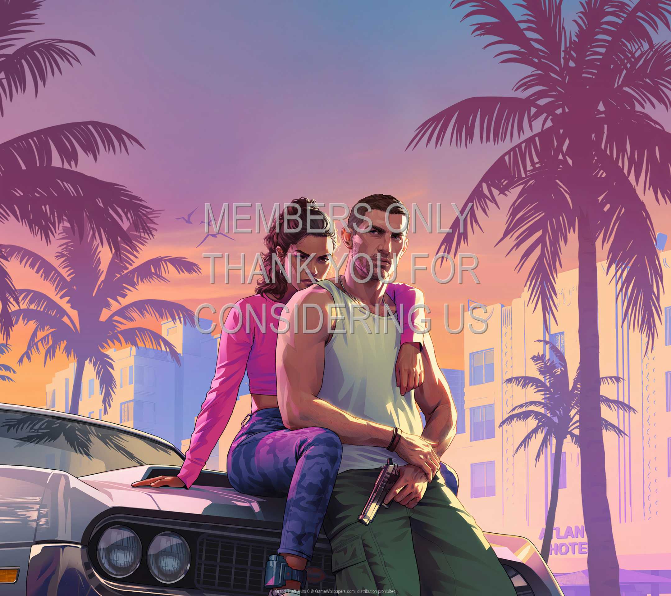 Grand Theft Auto 6 1080p Horizontal Mobiele achtergrond 01