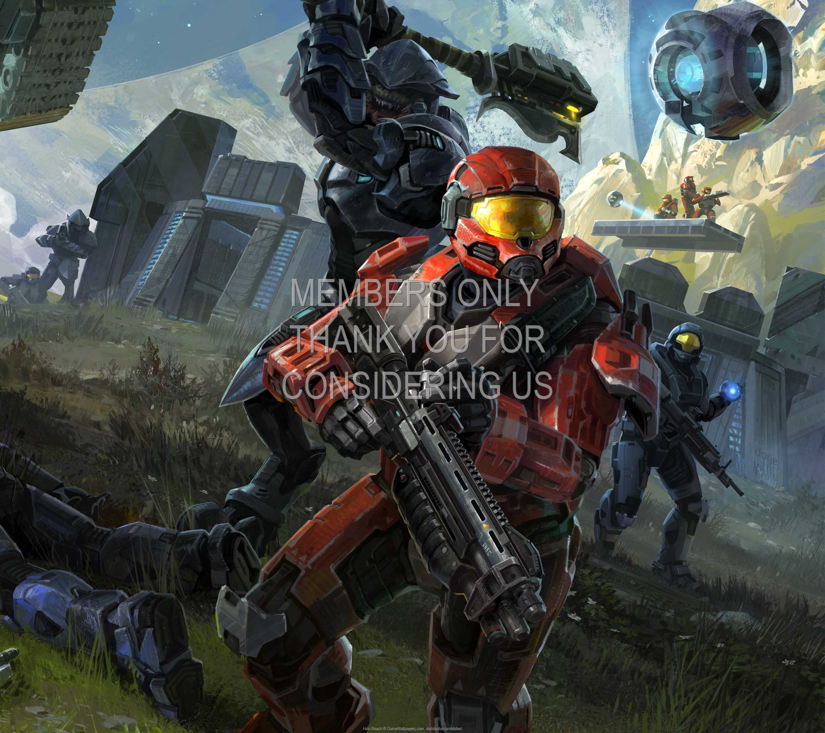Halo: Reach 1440p Horizontal Mobiele achtergrond 08