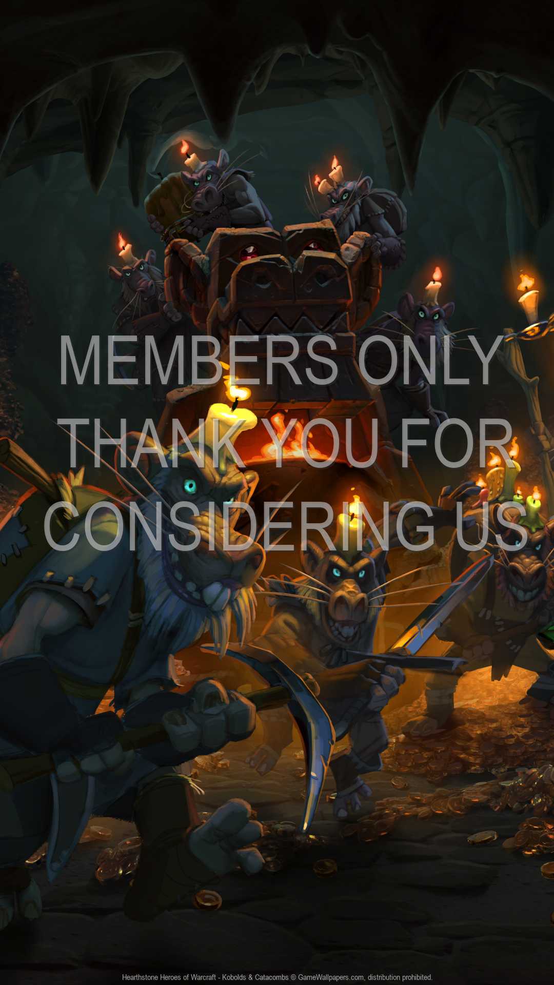 Hearthstone: Heroes of Warcraft - Kobolds & Catacombs 1080p Vertical Handy Hintergrundbild 02