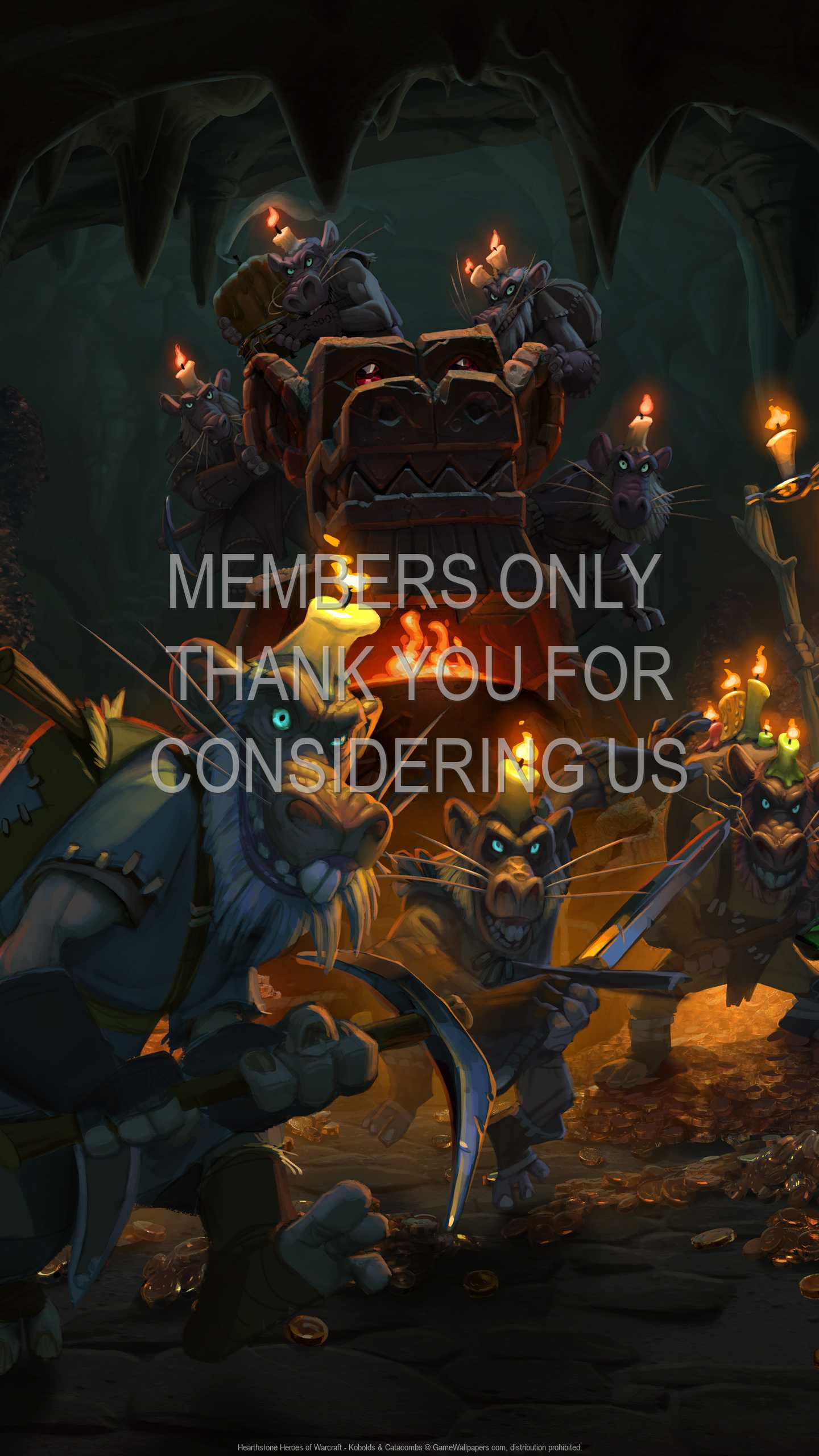 Hearthstone: Heroes of Warcraft - Kobolds & Catacombs 1440p Vertical Handy Hintergrundbild 02