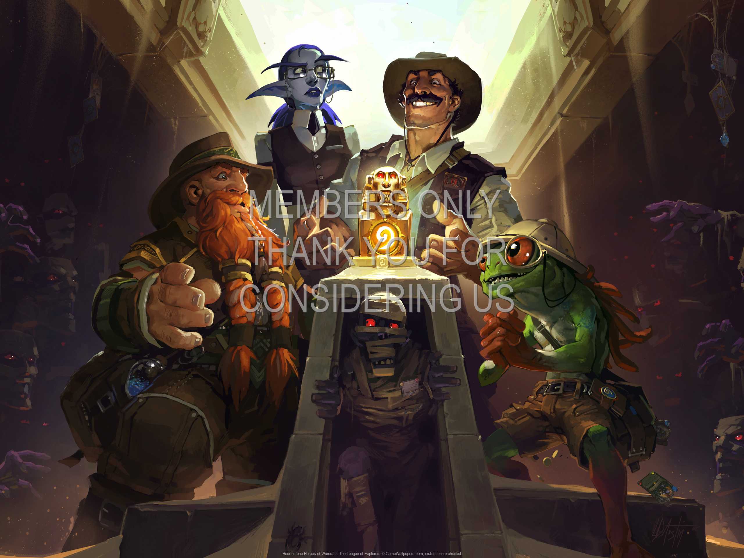 Hearthstone: Heroes of Warcraft - The League of Explorers 1080p Horizontal Handy Hintergrundbild 01
