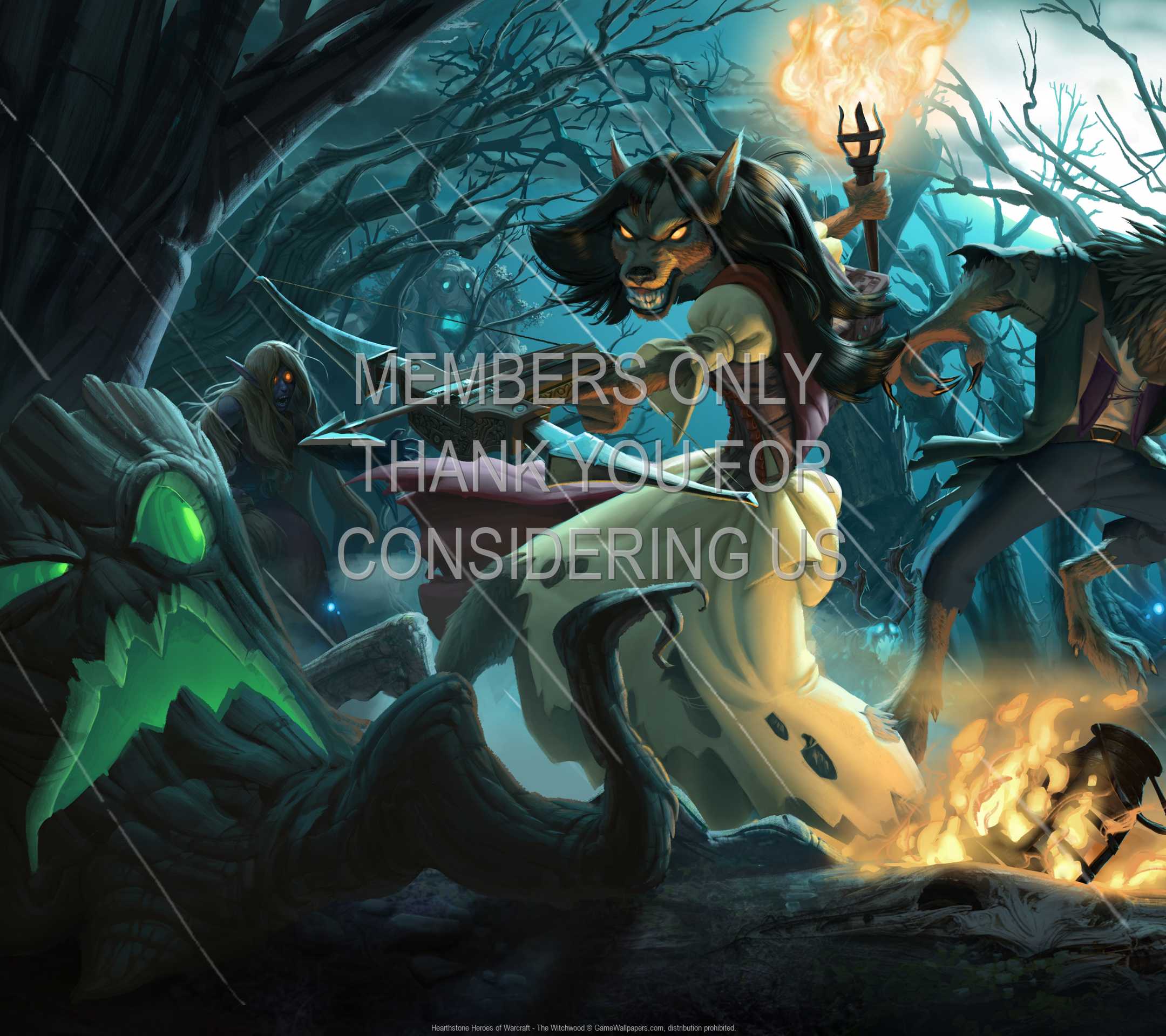 Hearthstone: Heroes of Warcraft - The Witchwood 1080p Horizontal Handy Hintergrundbild 02