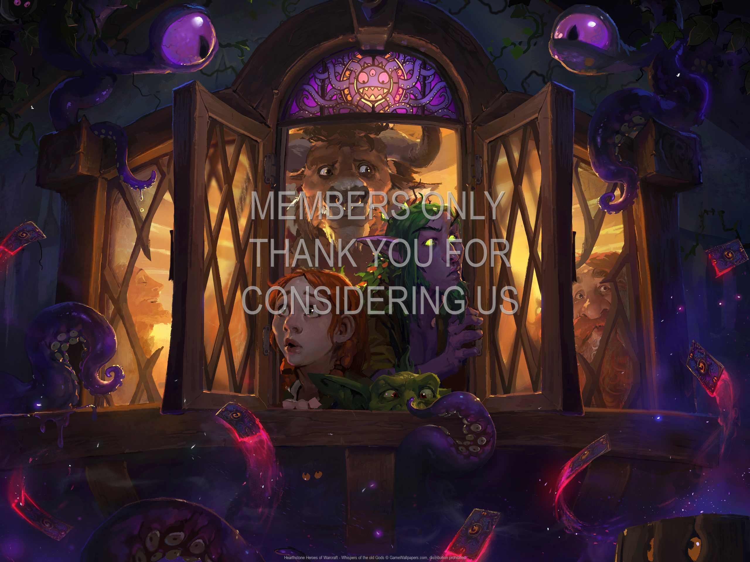 Hearthstone: Heroes of Warcraft - Whispers of the old Gods 1080p Horizontal Mobiele achtergrond 01
