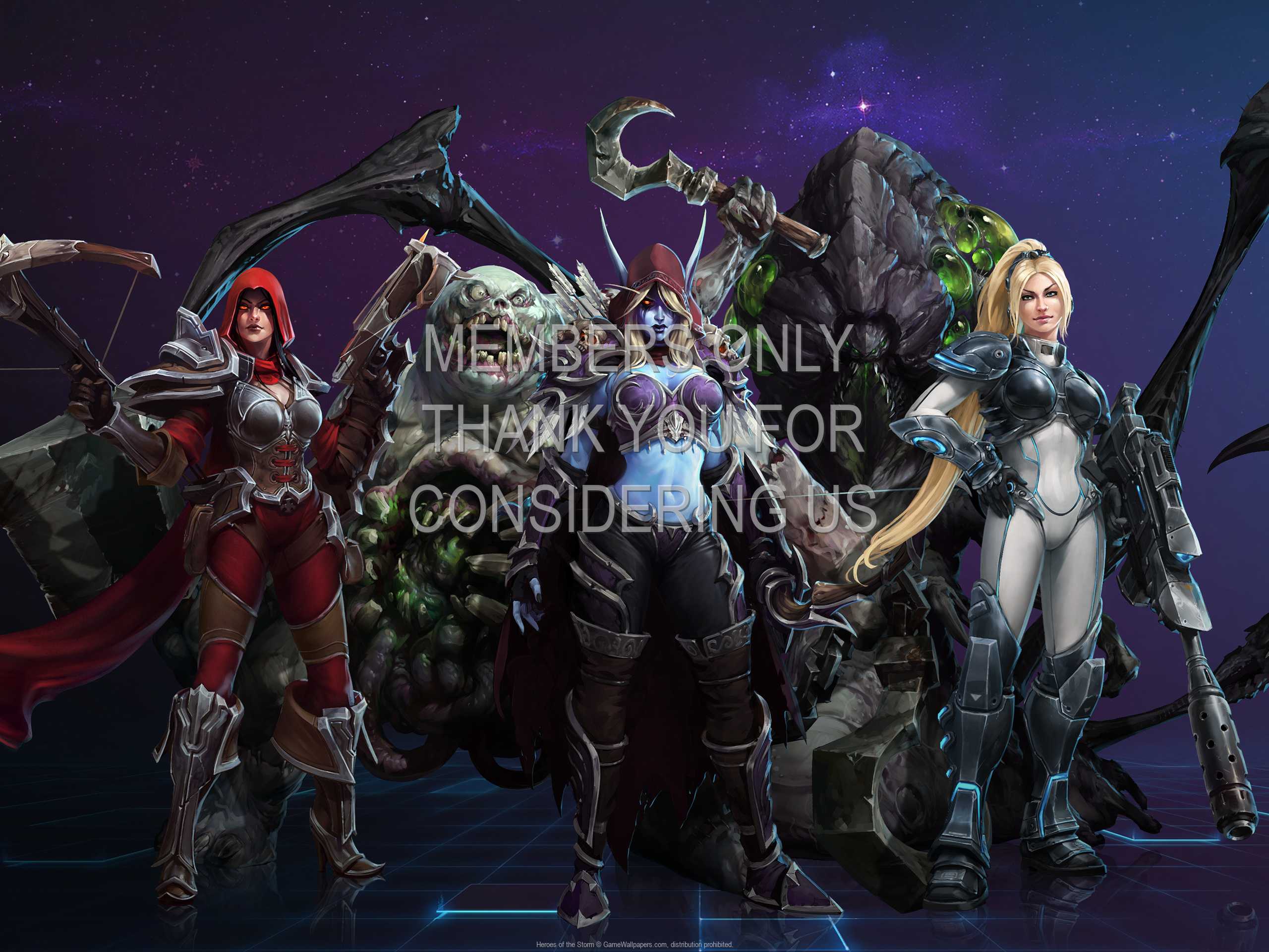 Heroes of the Storm 1080p Horizontal Mobiele achtergrond 03