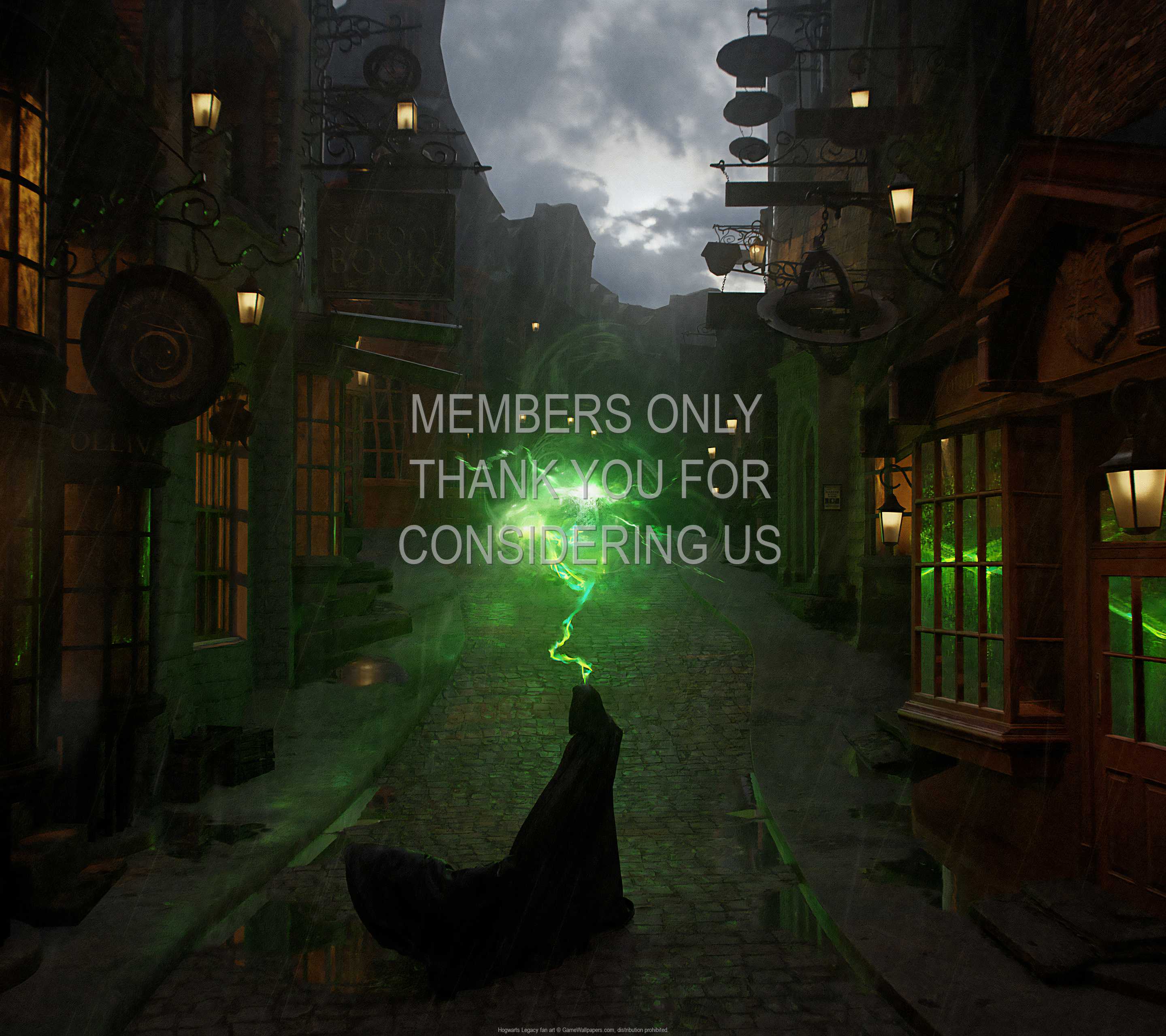 Hogwarts Legacy fan art 1440p Horizontal Mobile fond d'cran 01