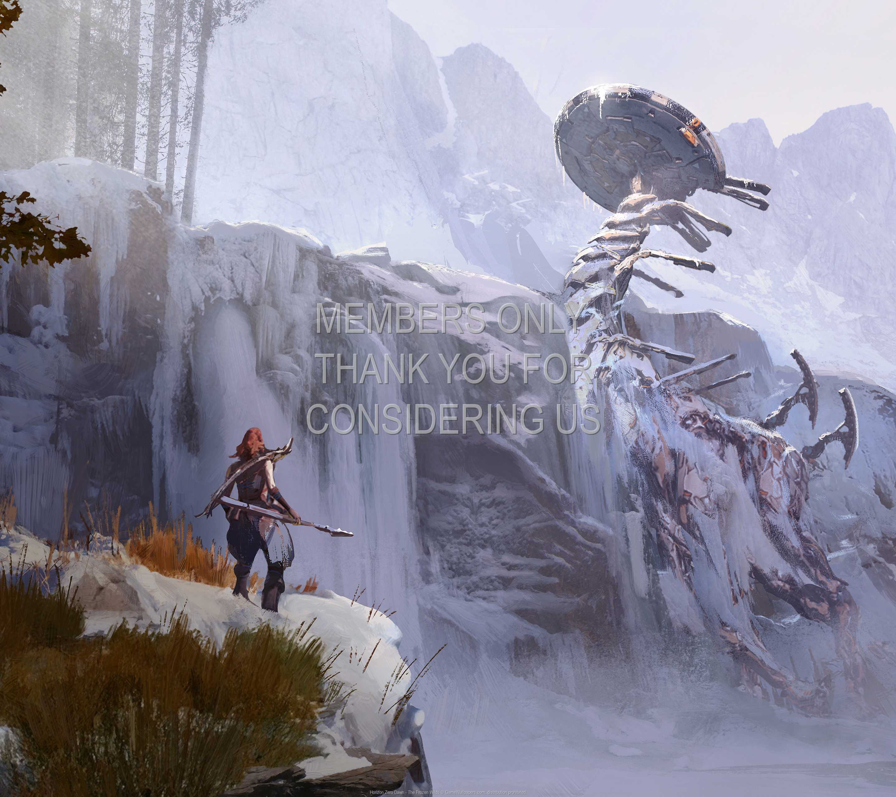 Horizon: Zero Dawn - The Frozen Wilds 1440p Horizontal Mobiele achtergrond 02