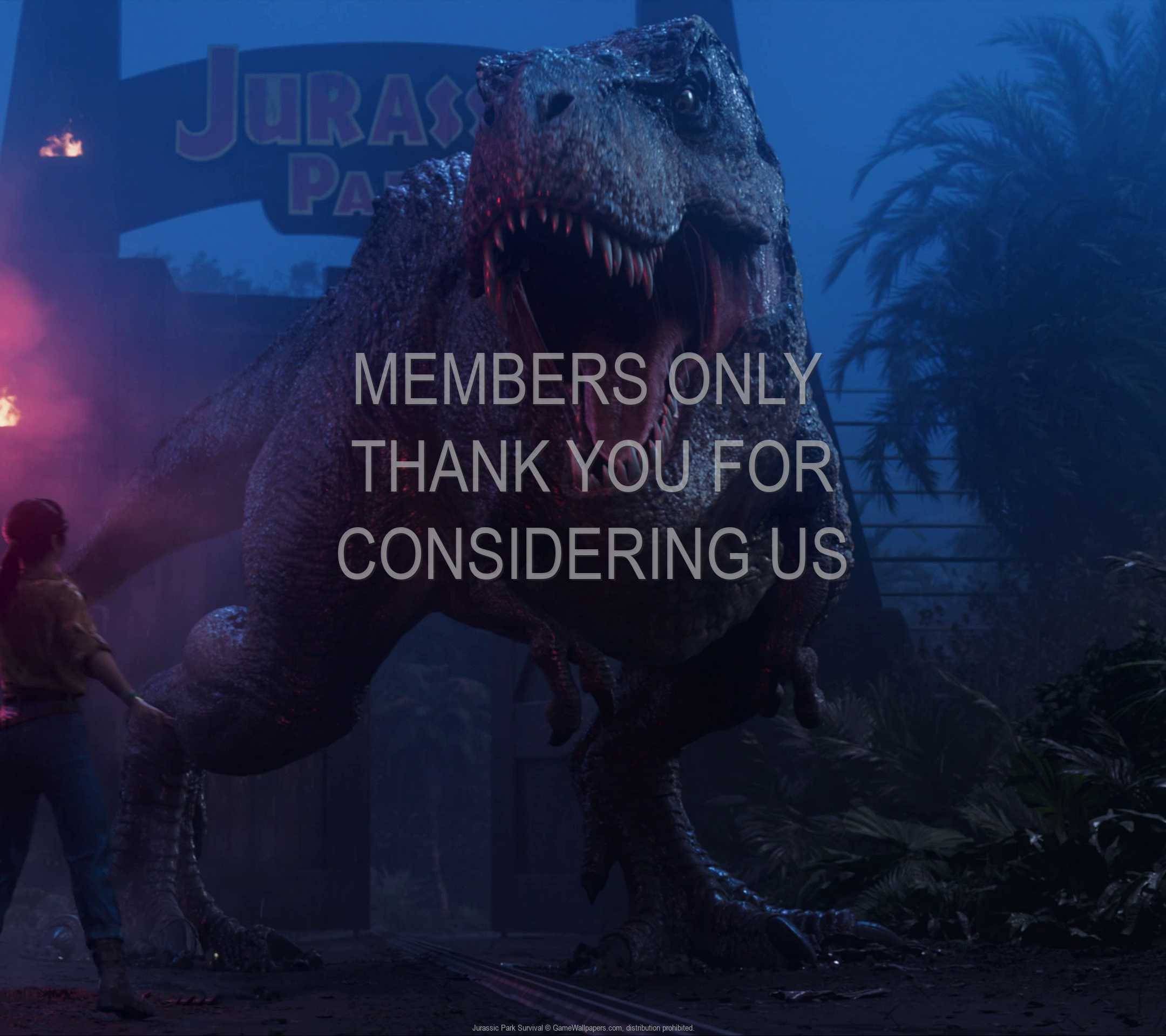 Jurassic Park: Survival 1080p Horizontal Mobiele achtergrond 01