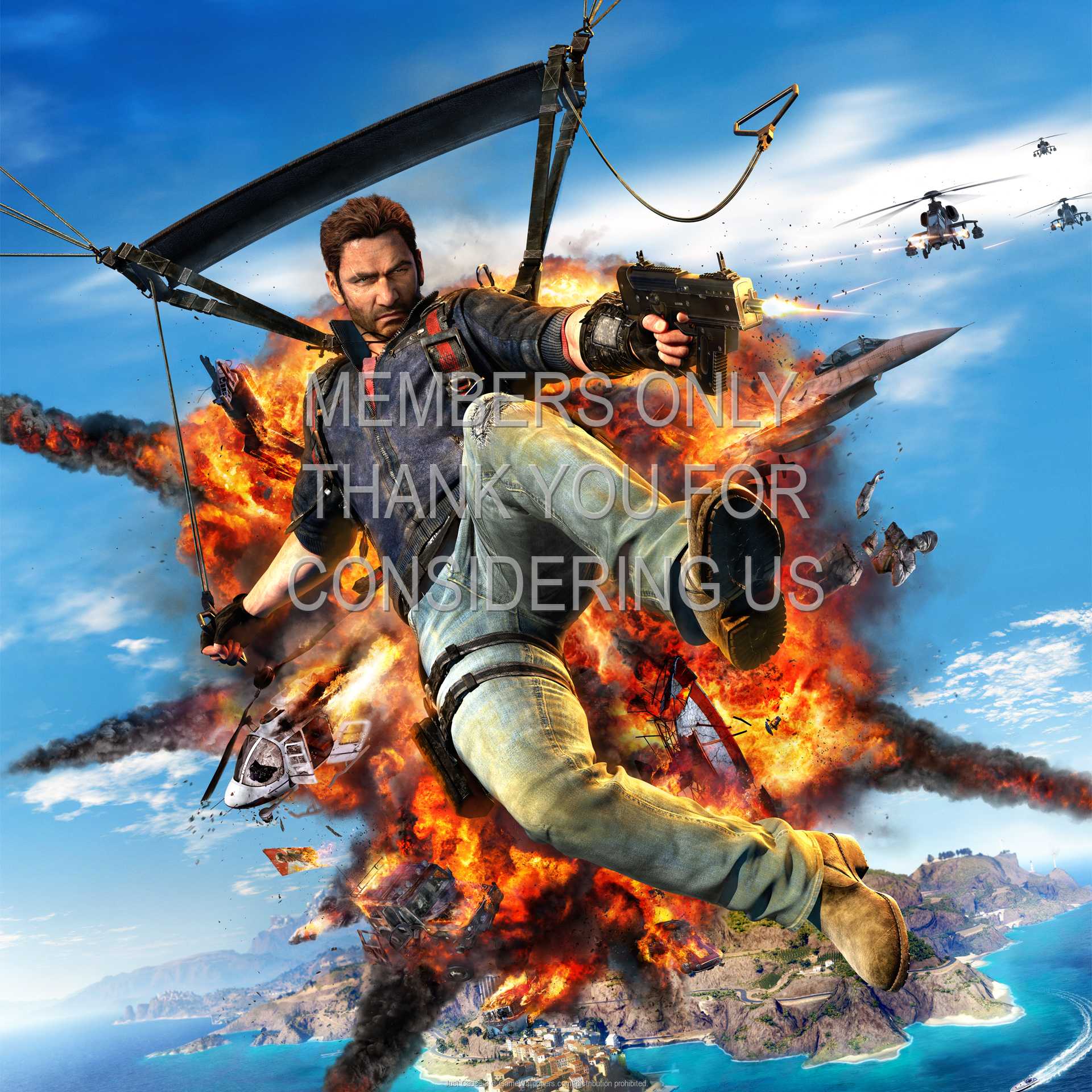 Just Cause 3 1080p Horizontal Mobiele achtergrond 01