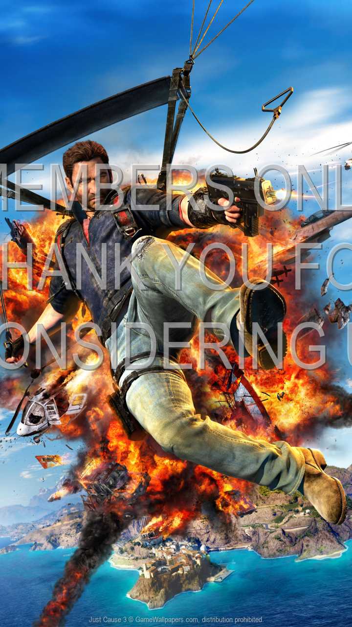 Just Cause 3 720p Vertical Mobiele achtergrond 01