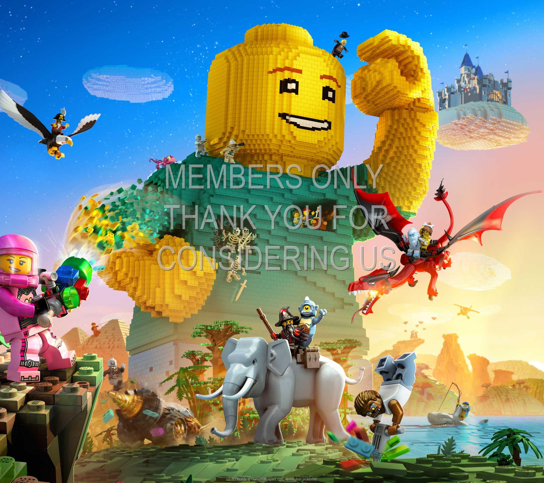 LEGO: Worlds 1080p Horizontal Mobiele achtergrond 01