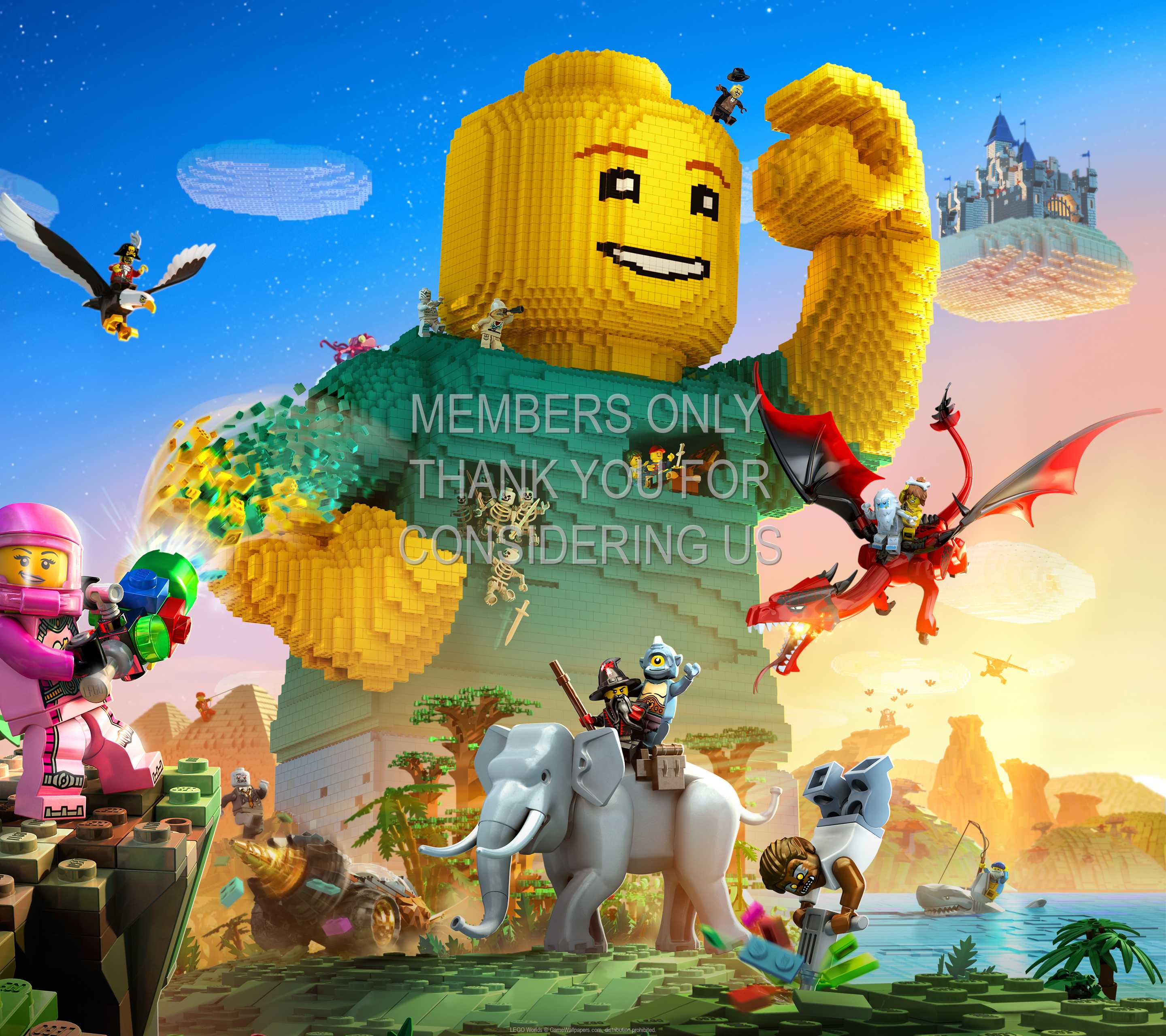 LEGO: Worlds 1440p Horizontal Mobiele achtergrond 01