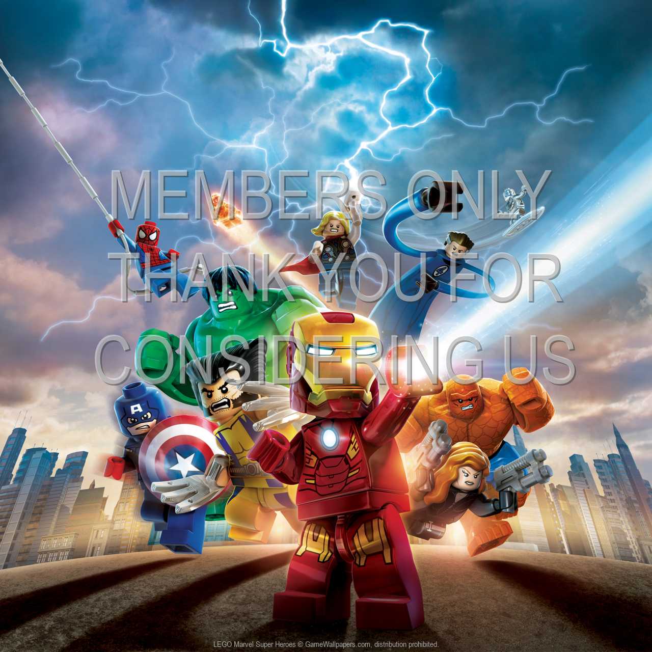 LEGO Marvel Super Heroes 720p Horizontal Mobile wallpaper or background 01