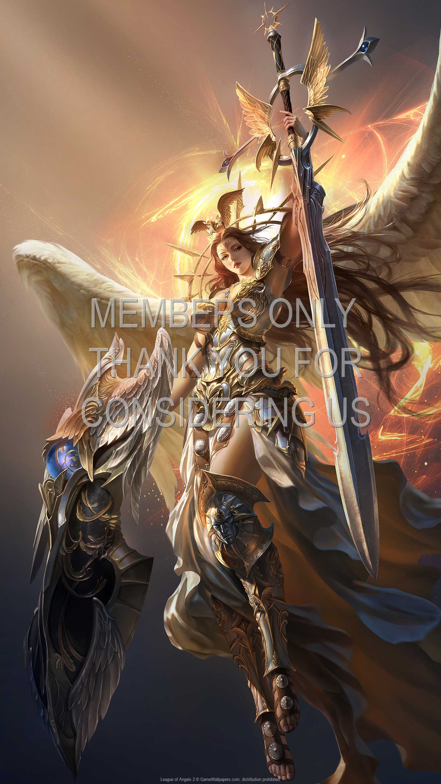 League of Angels 2 1440p Vertical Handy Hintergrundbild 03