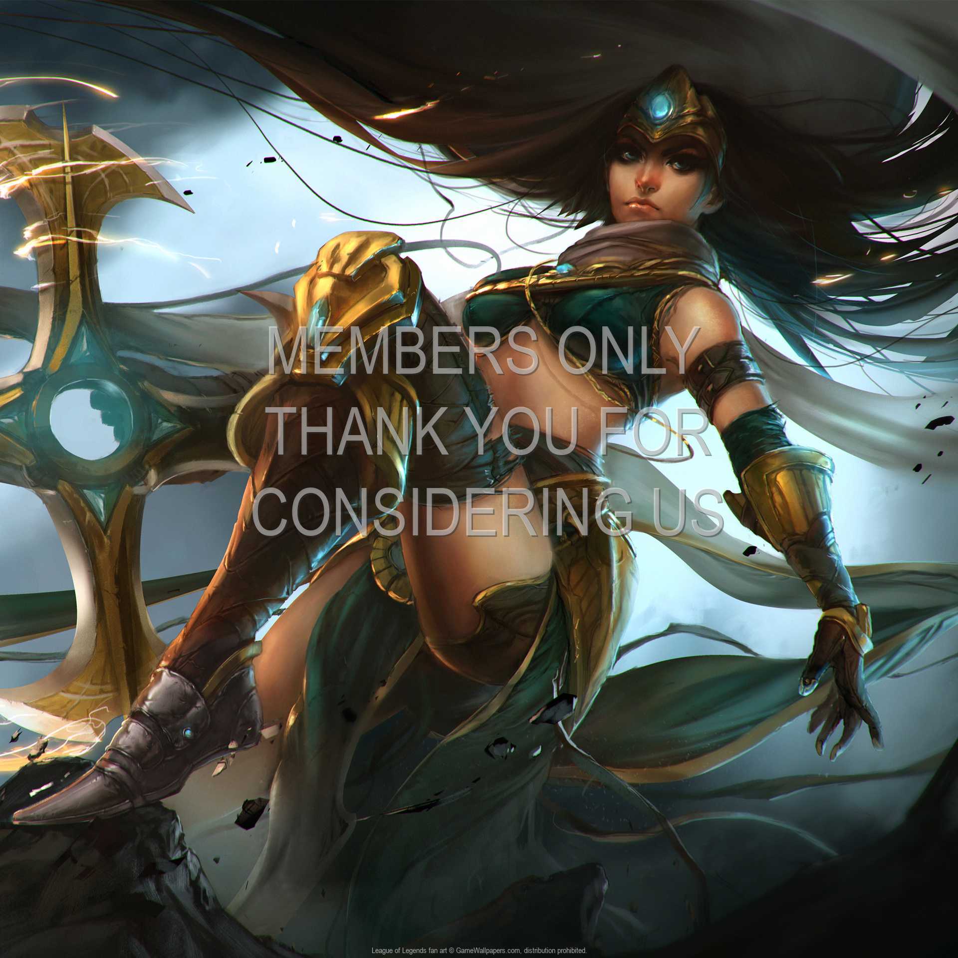 League of Legends fan art 1080p Horizontal Mobiele achtergrond 04