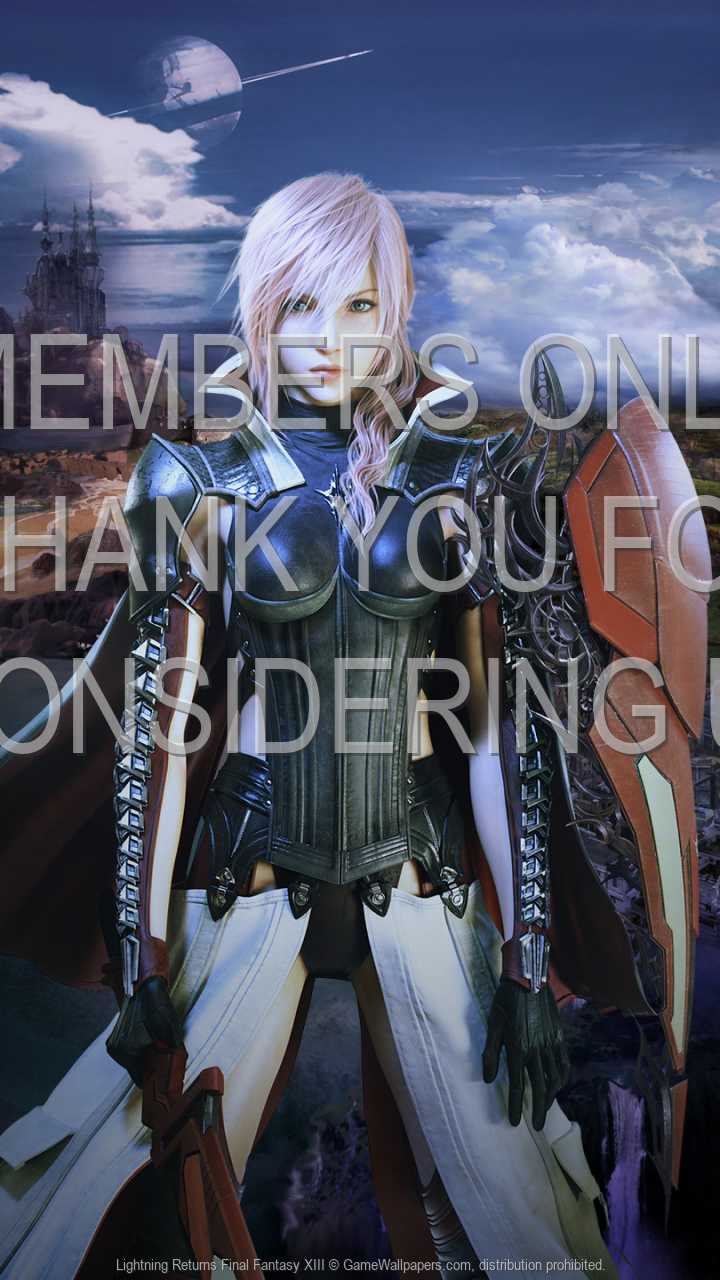 Lightning Returns: Final Fantasy XIII 720p Vertical Mobiele achtergrond 01