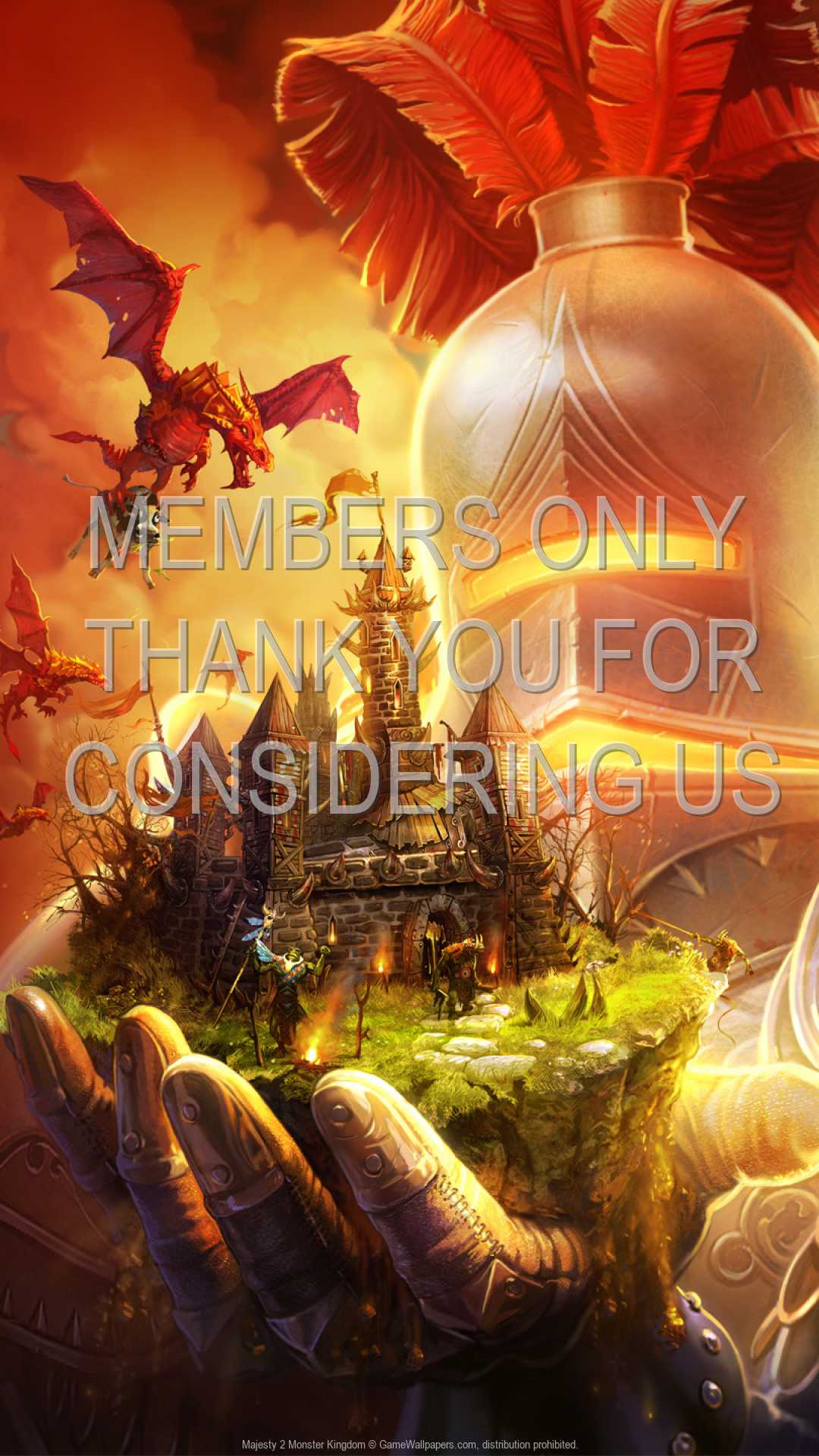 Majesty 2: Monster Kingdom 1080p Vertical Mobile fond d'cran 01