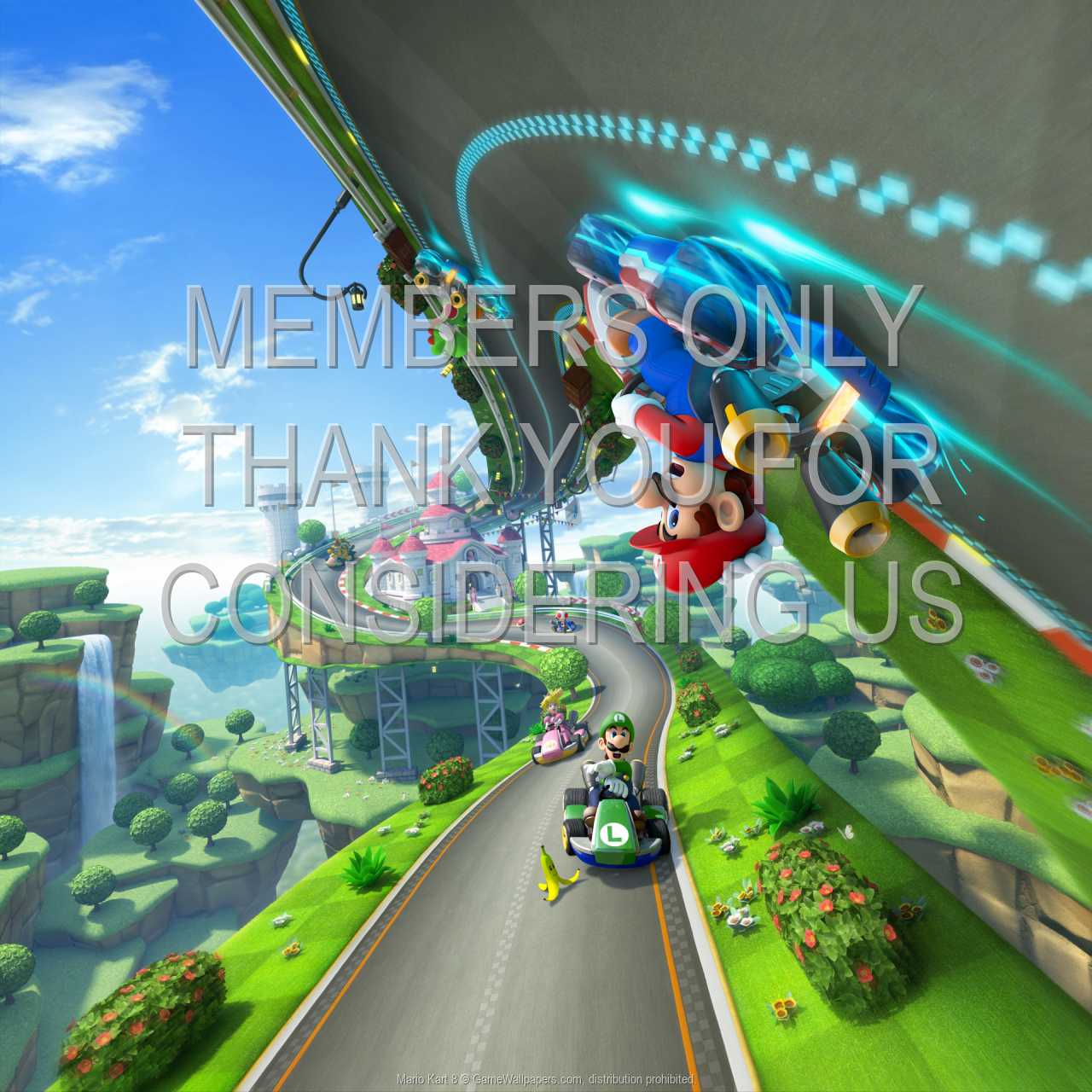 Mario Kart 8 720p Horizontal Handy Hintergrundbild 01