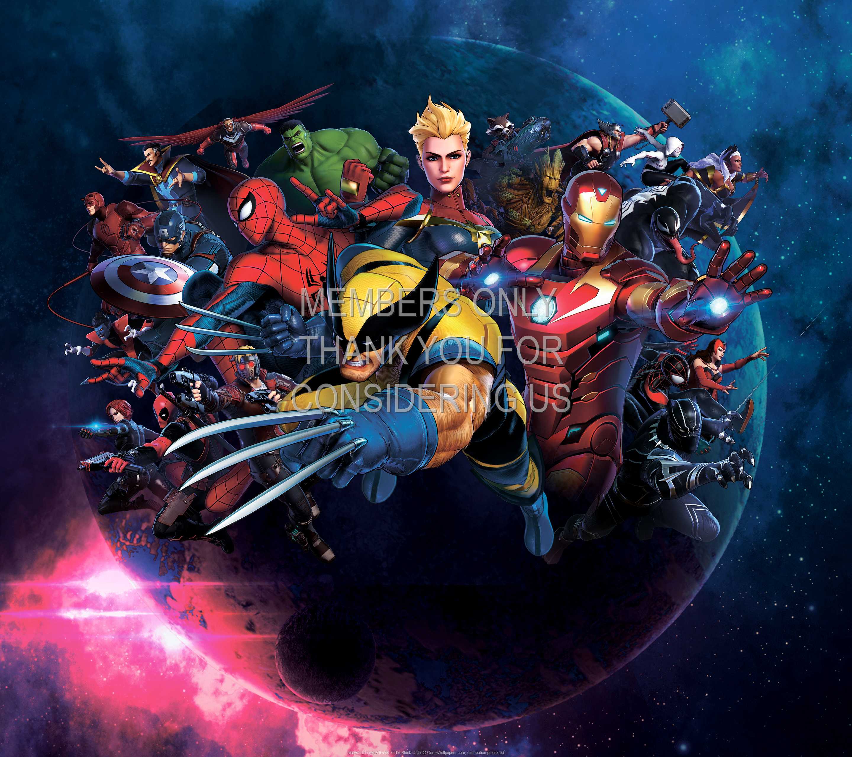 Marvel Ultimate Alliance 3: The Black Order 1440p Horizontal Handy Hintergrundbild 01