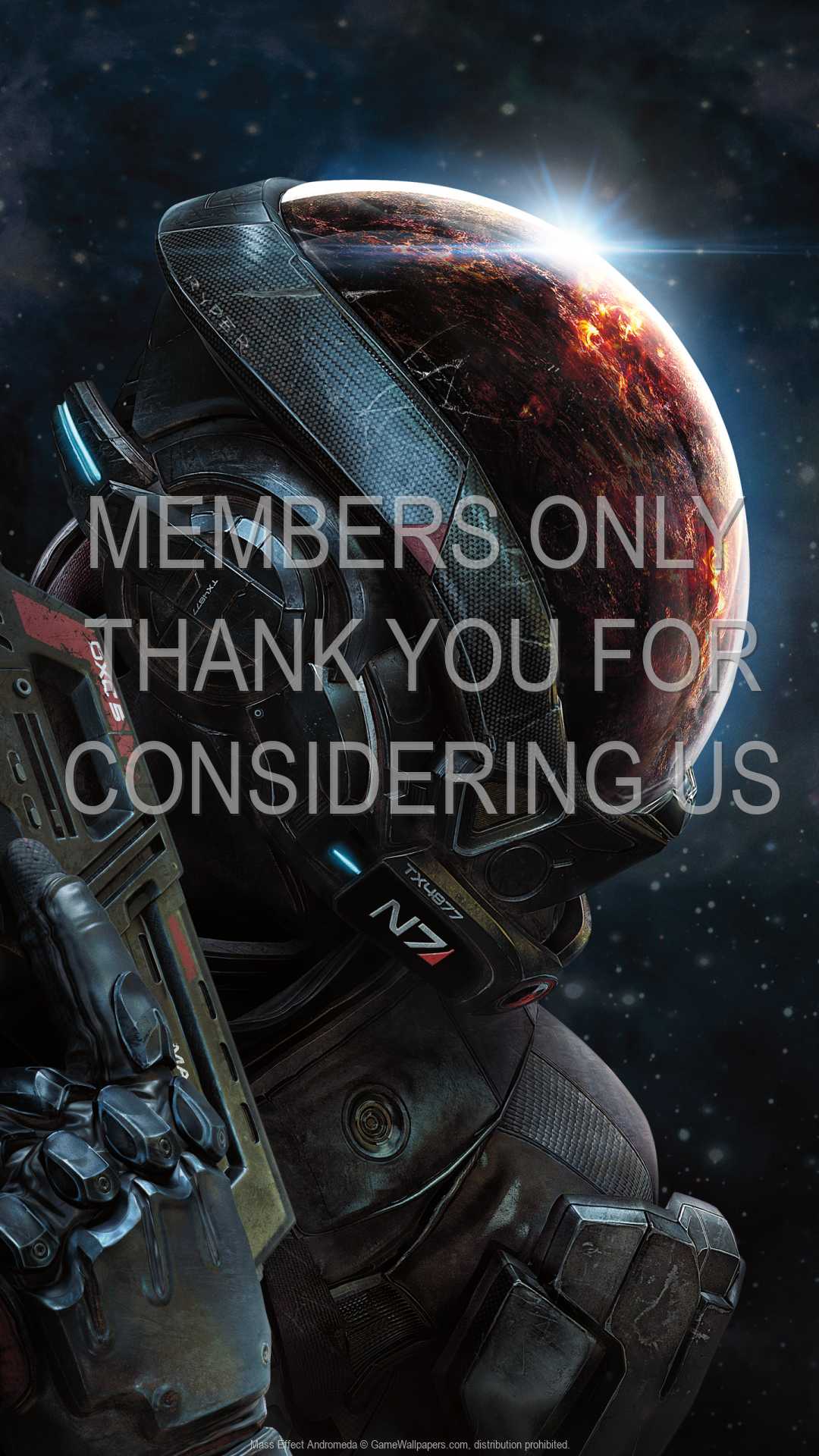Mass Effect: Andromeda 1080p Vertical Mobile fond d'écran 01