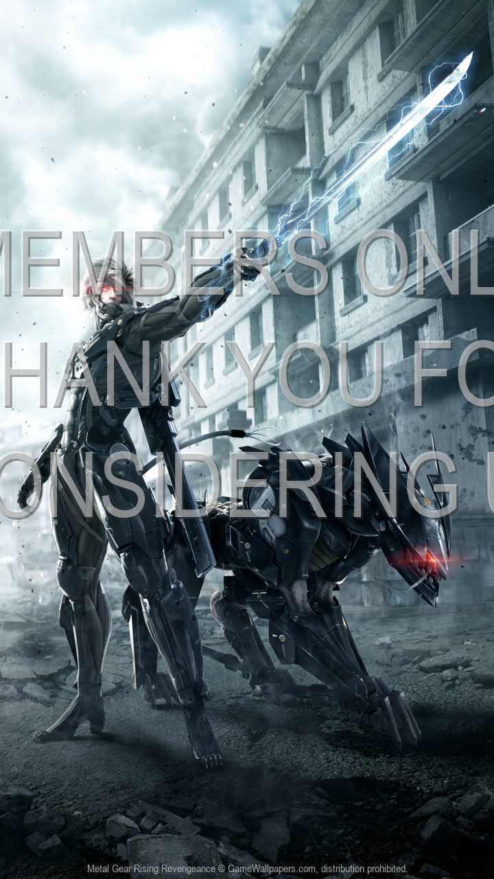 Metal Gear Rising: Revengeance 720p Vertical Mobiele achtergrond 05