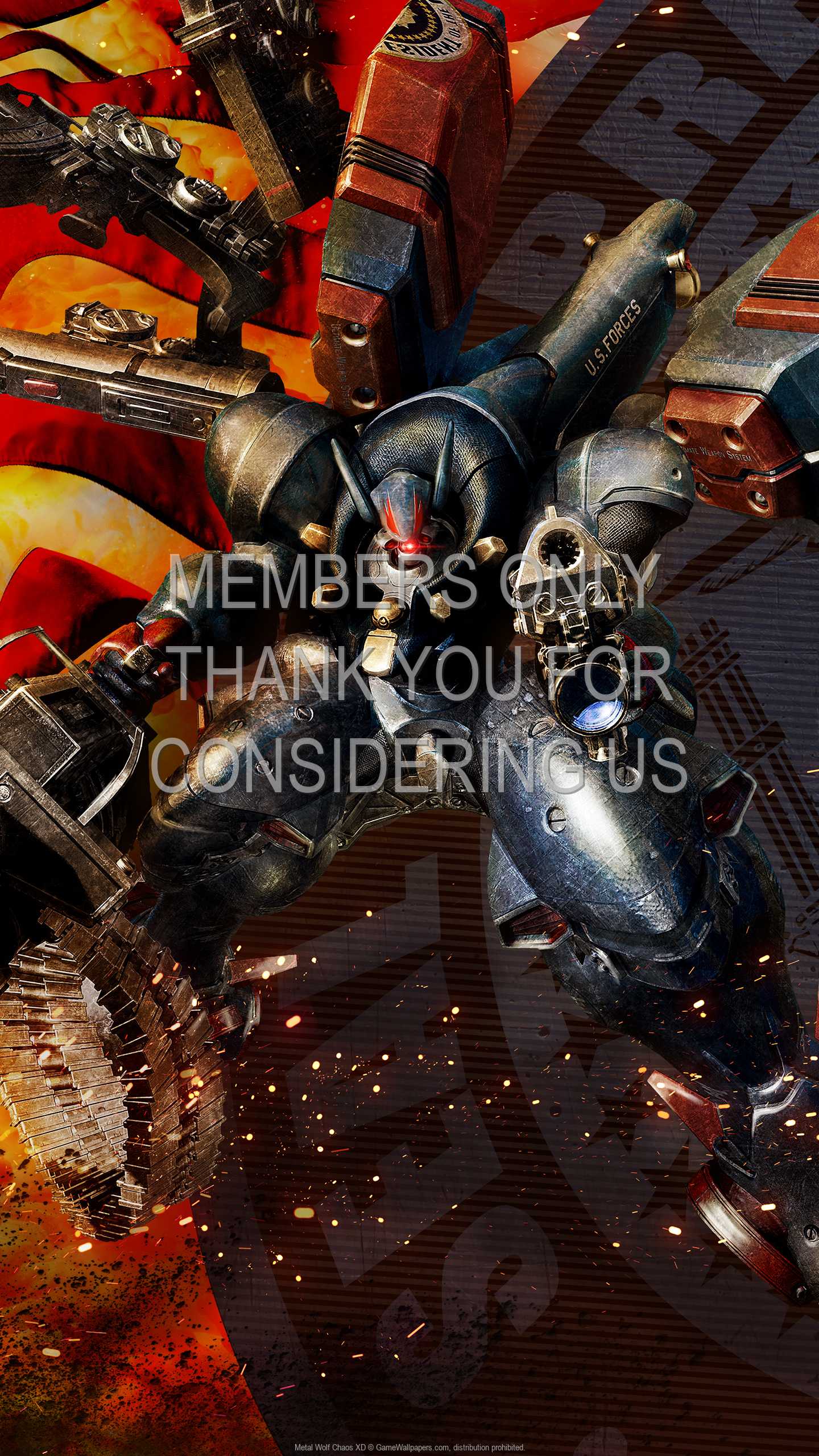 Metal Wolf Chaos XD 1440p Vertical Mobiele achtergrond 01