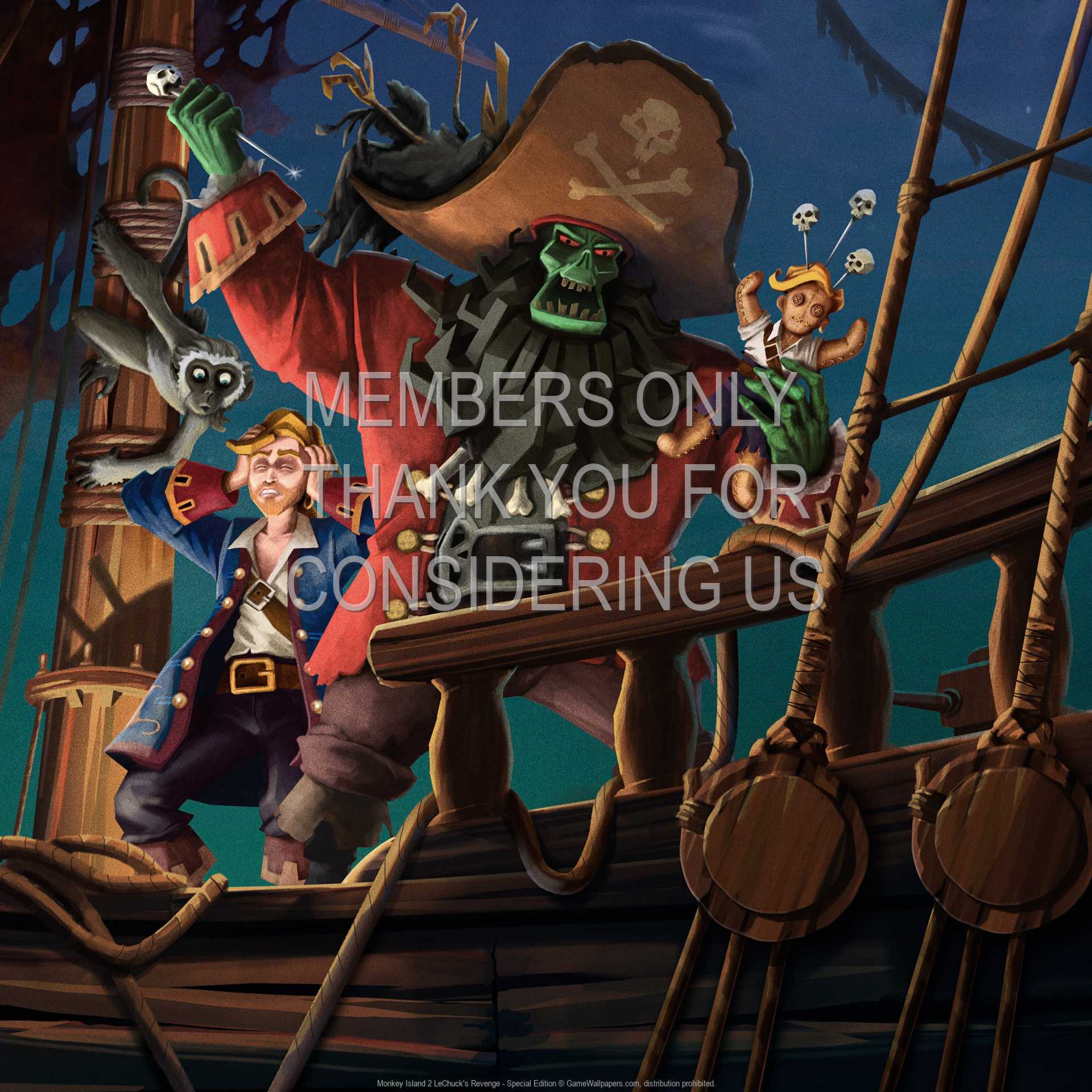 Monkey Island 2: LeChuck's Revenge - Special Edition 1080p Horizontal Mvil fondo de escritorio 02