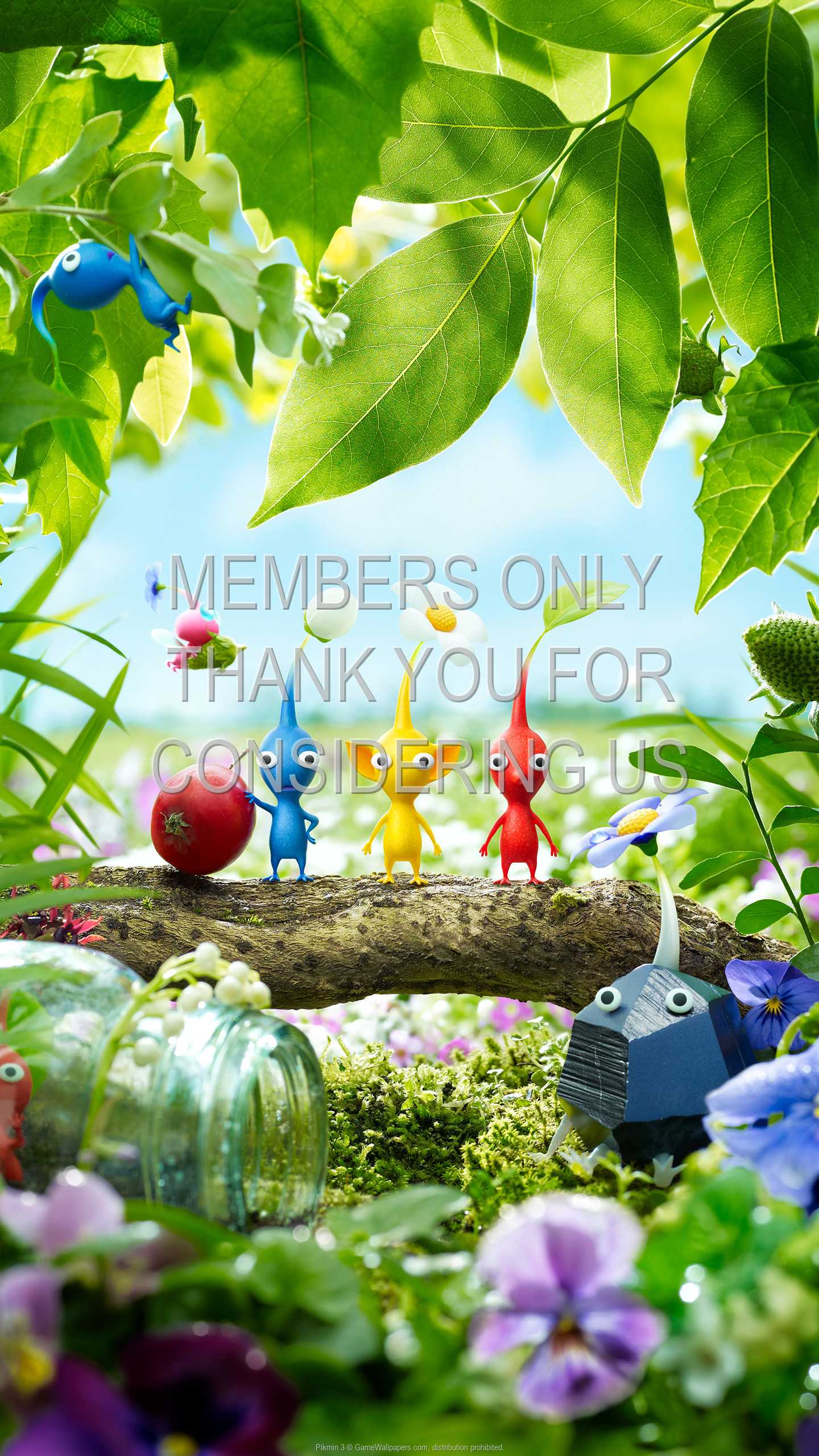 Pikmin 3 1440p Vertical Mobile wallpaper or background 01