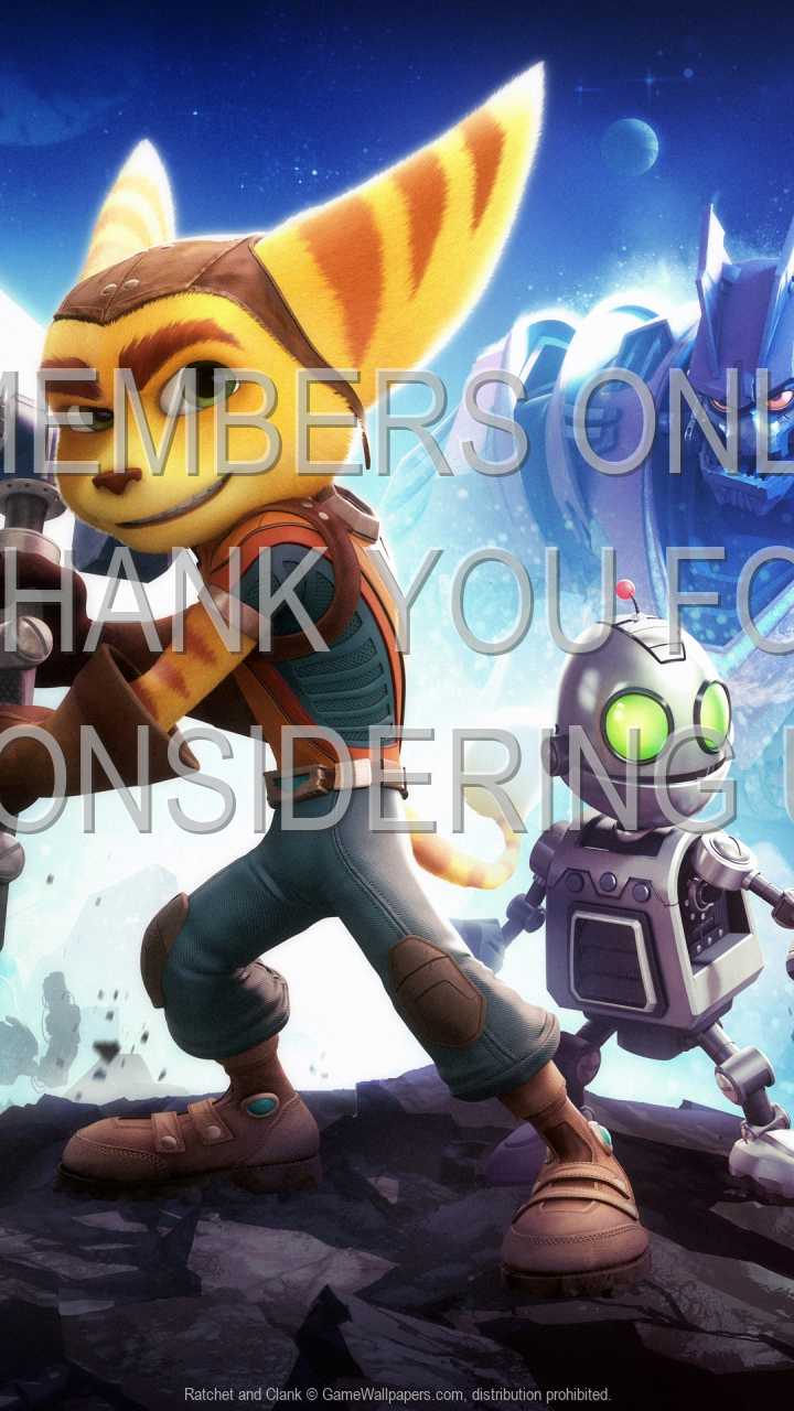 Ratchet and Clank 720p Vertical Mobiele achtergrond 03