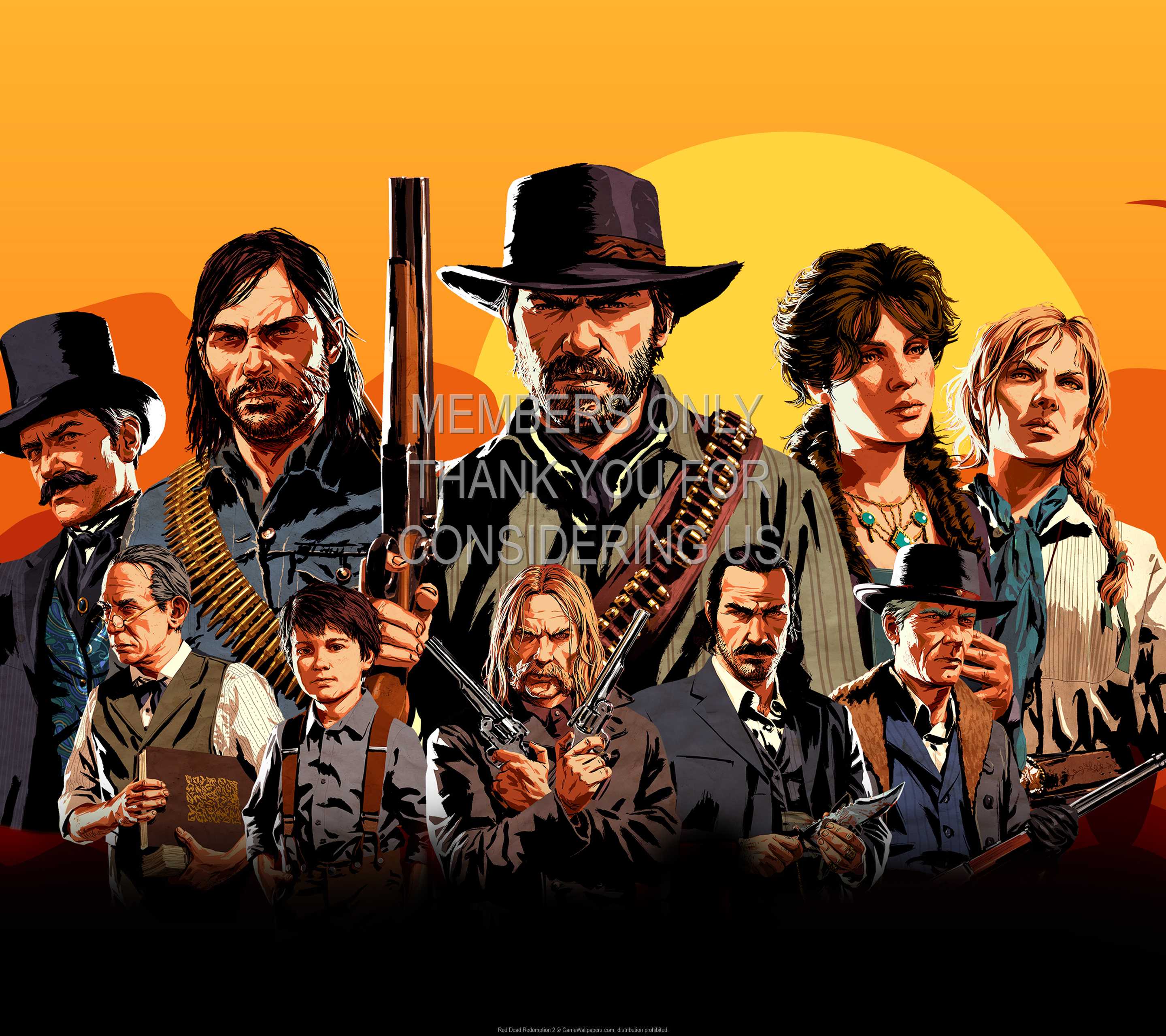 Red Dead Redemption 2 1440p Horizontal Mobiele achtergrond 03