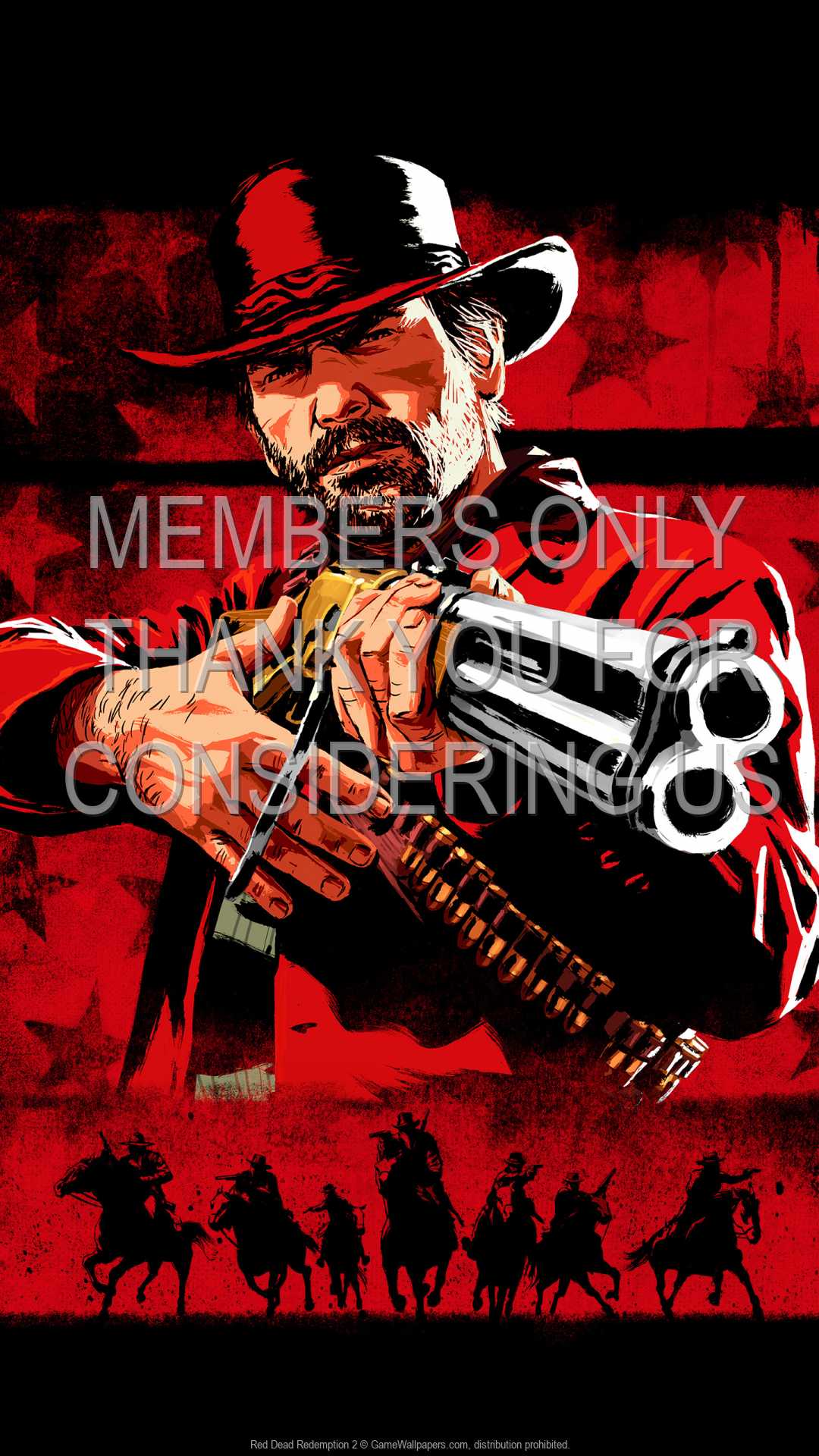 Red Dead Redemption 2 1080p Vertical Handy Hintergrundbild 04