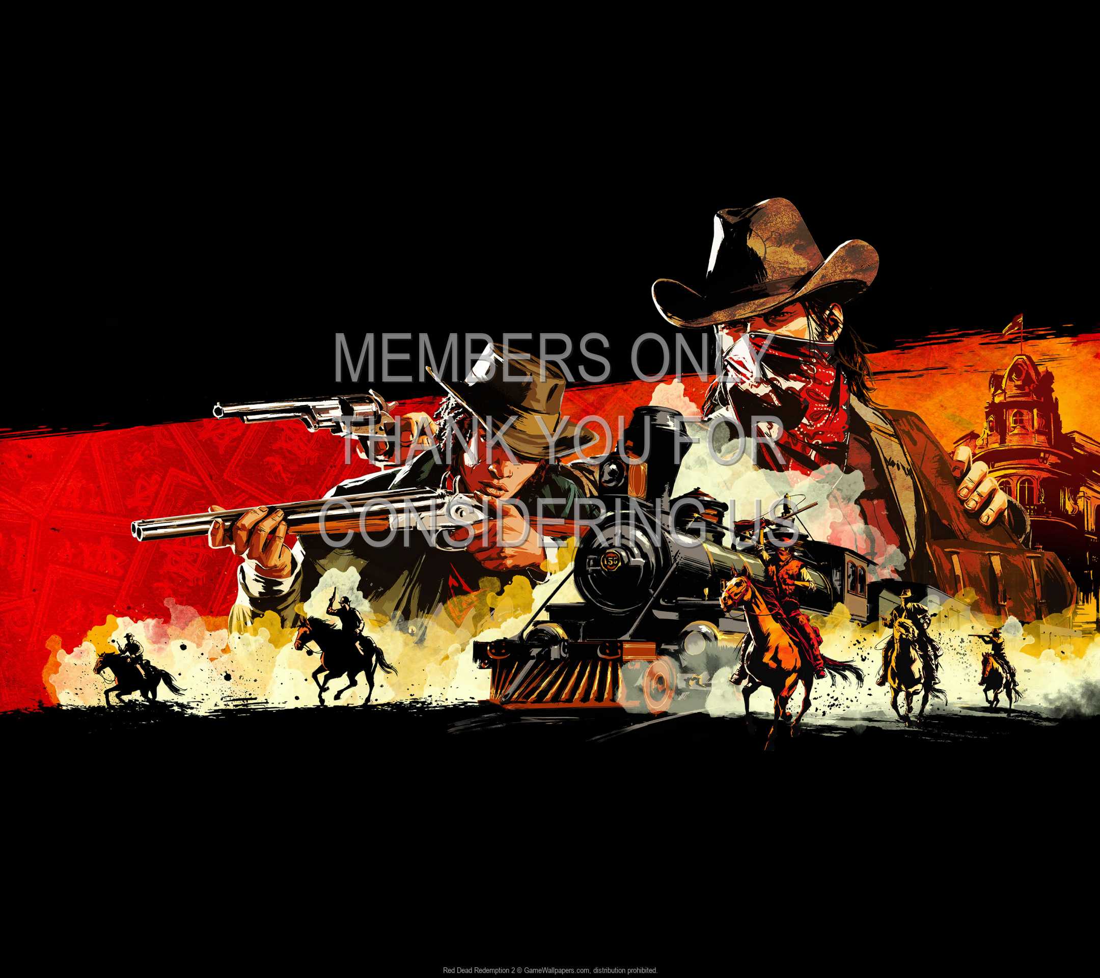 Red Dead Redemption 2 1080p Horizontal Mobile fond d'cran 08