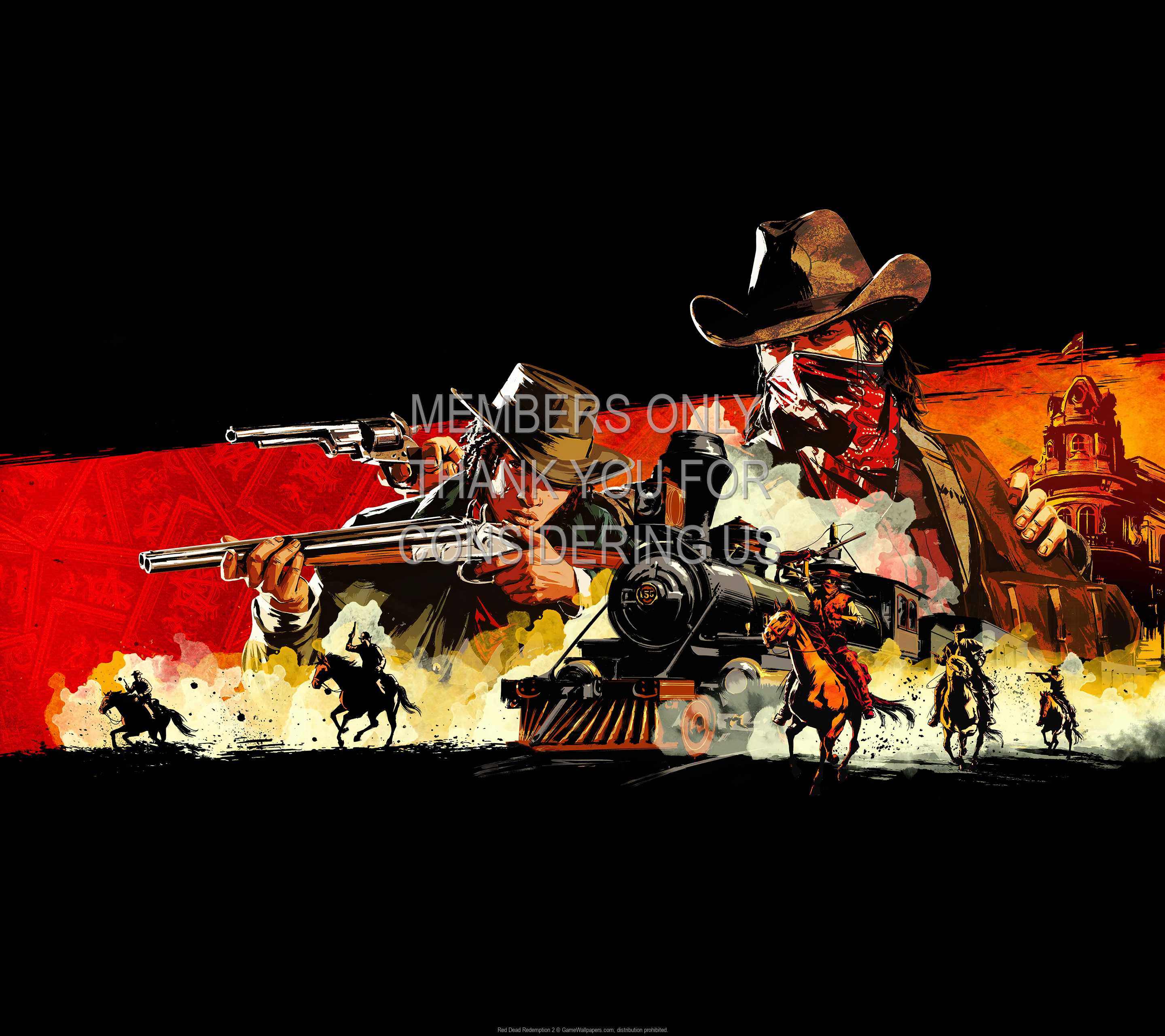 Red Dead Redemption 2 1440p Horizontal Mobile fond d'cran 08