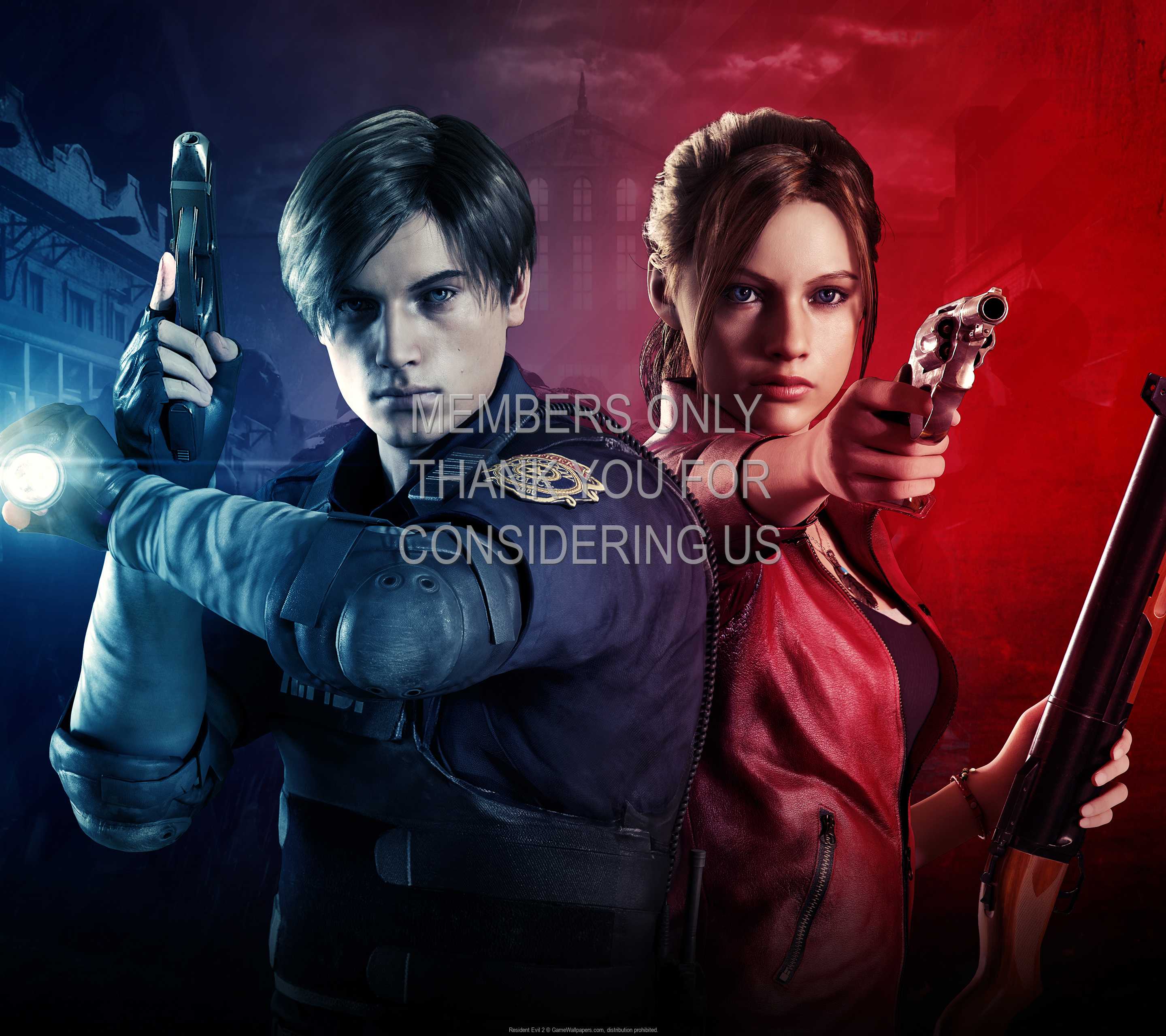 Resident Evil 2 1440p Horizontal Mobiele achtergrond 05